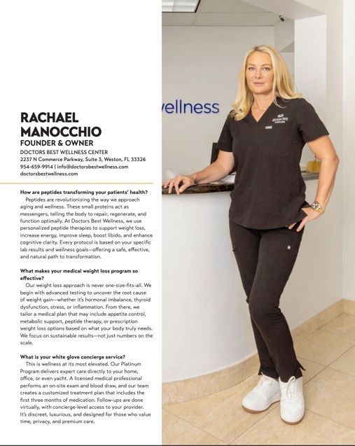 Healthcare professional in black scrubs and white shoes shown in various poses against a white background.