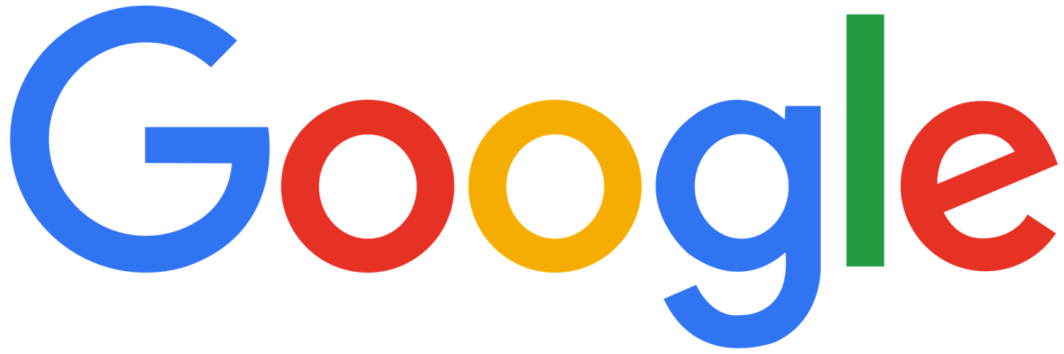 The Google logo displayed in its signature multicolored letters against a white background.