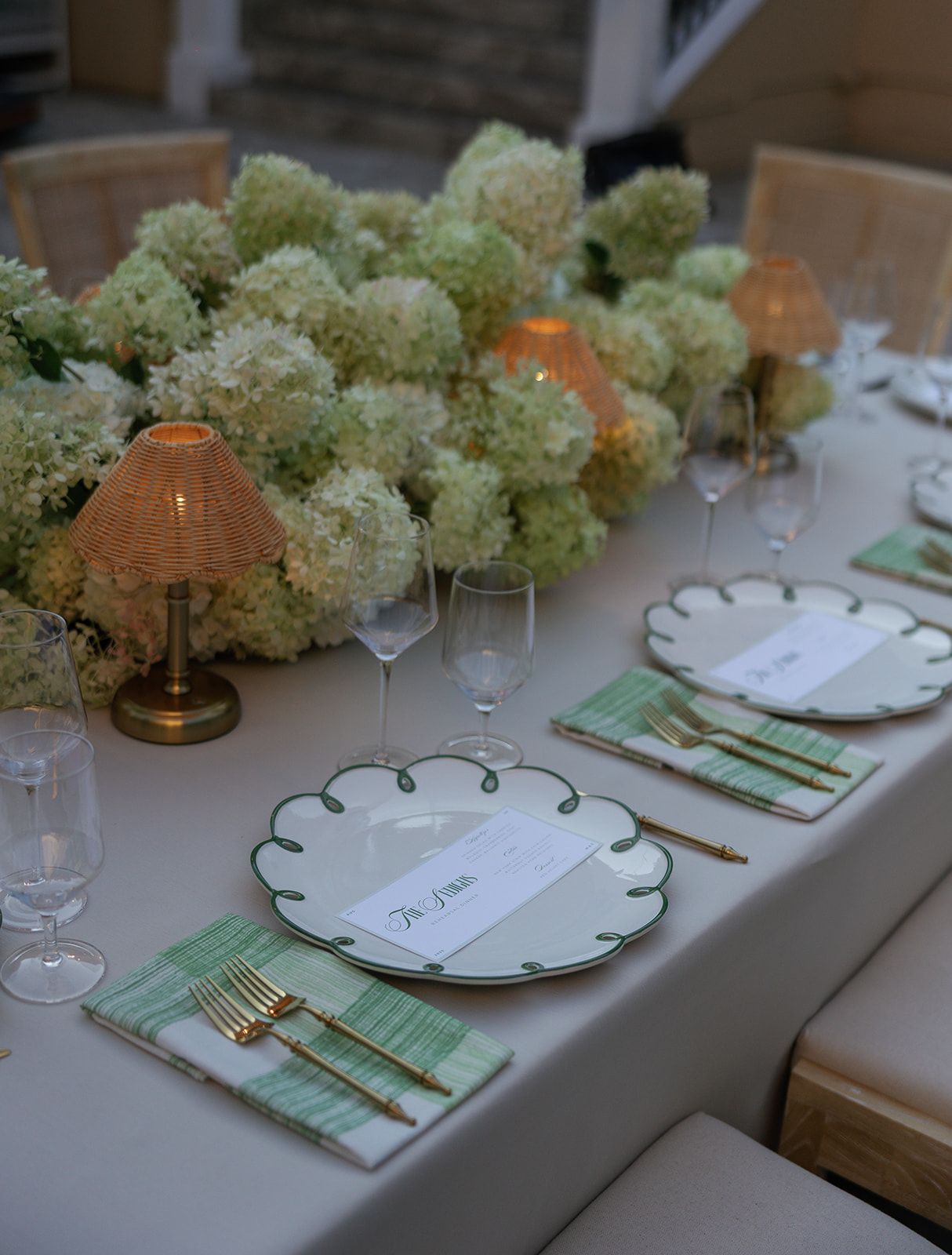 Villa Montalvo wedding rehearsal dinner designed by San Francisco wedding planner Leilani Donnan Events