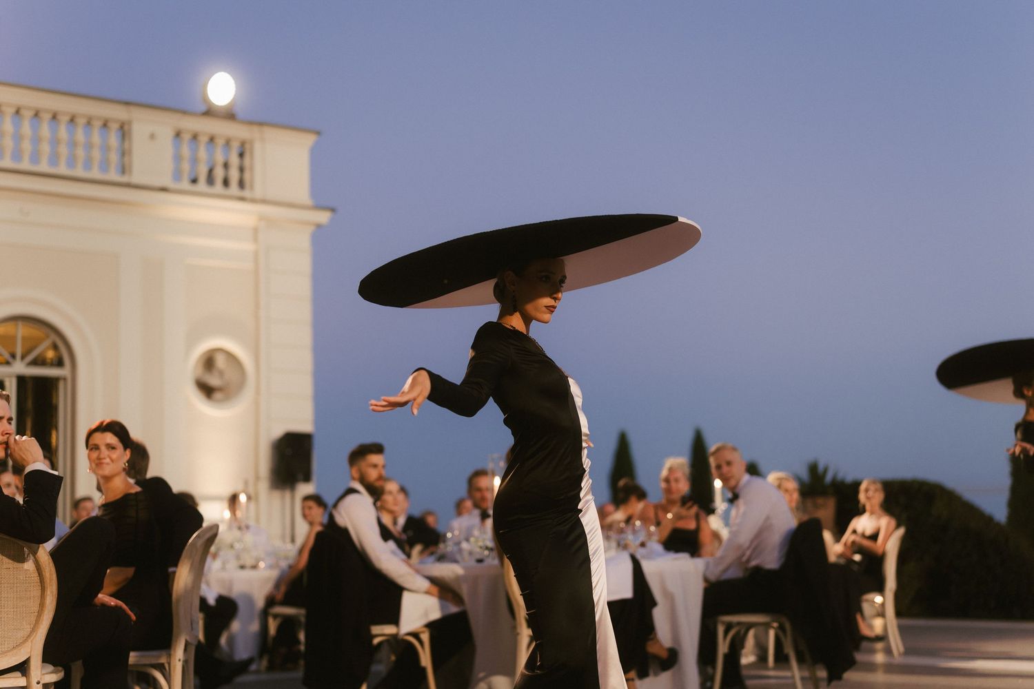 NuArt dancer performing at a wedding