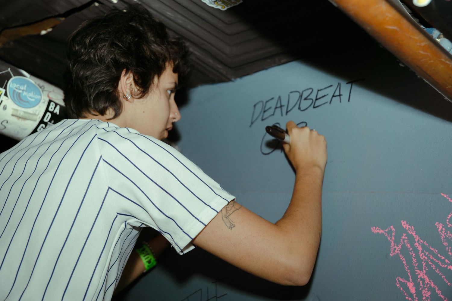 Deadbeatgirl NYC backstage
