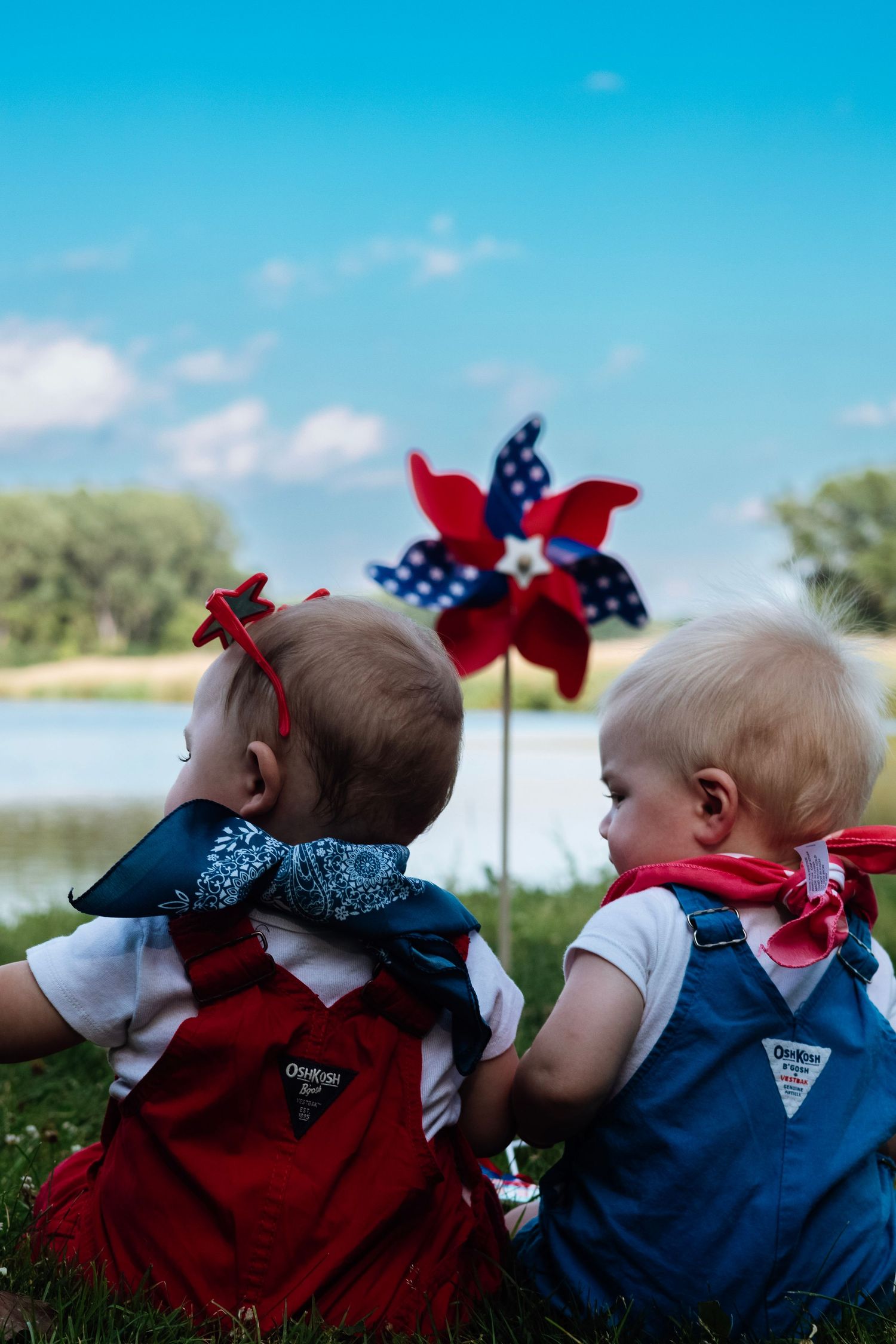Adrian and Bentley Fourth of July session for freedom to be little sale grey skies collective