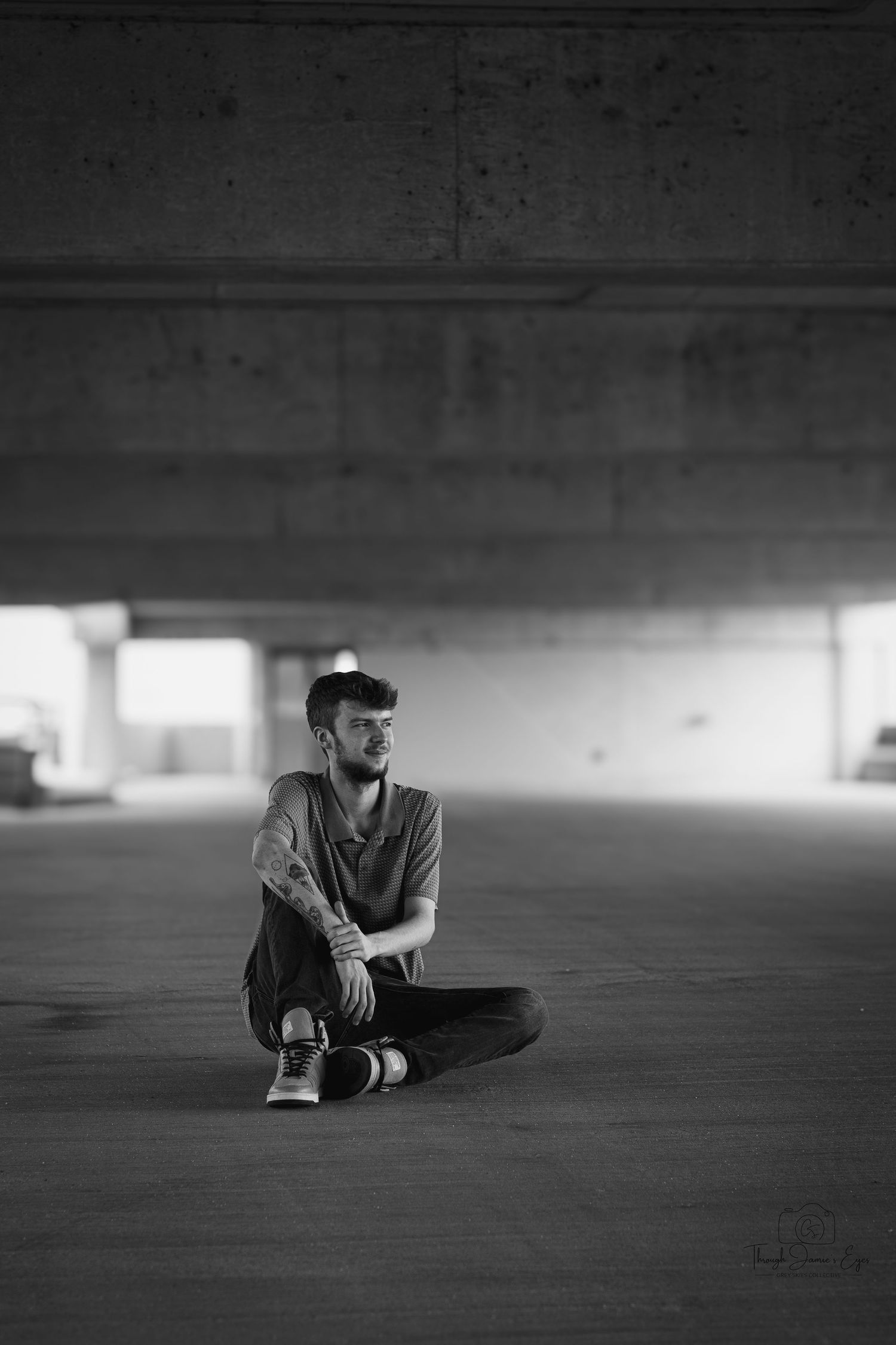 Trayton Adams session albums portraits grungy cinematic by greyskiescollective male portraits car park