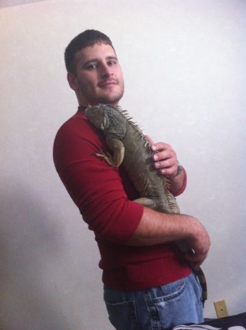owner father jamie amado memorial tribute photos through Jamies eyes grey skies collective on page who is jamie amado with pet iguana Marley