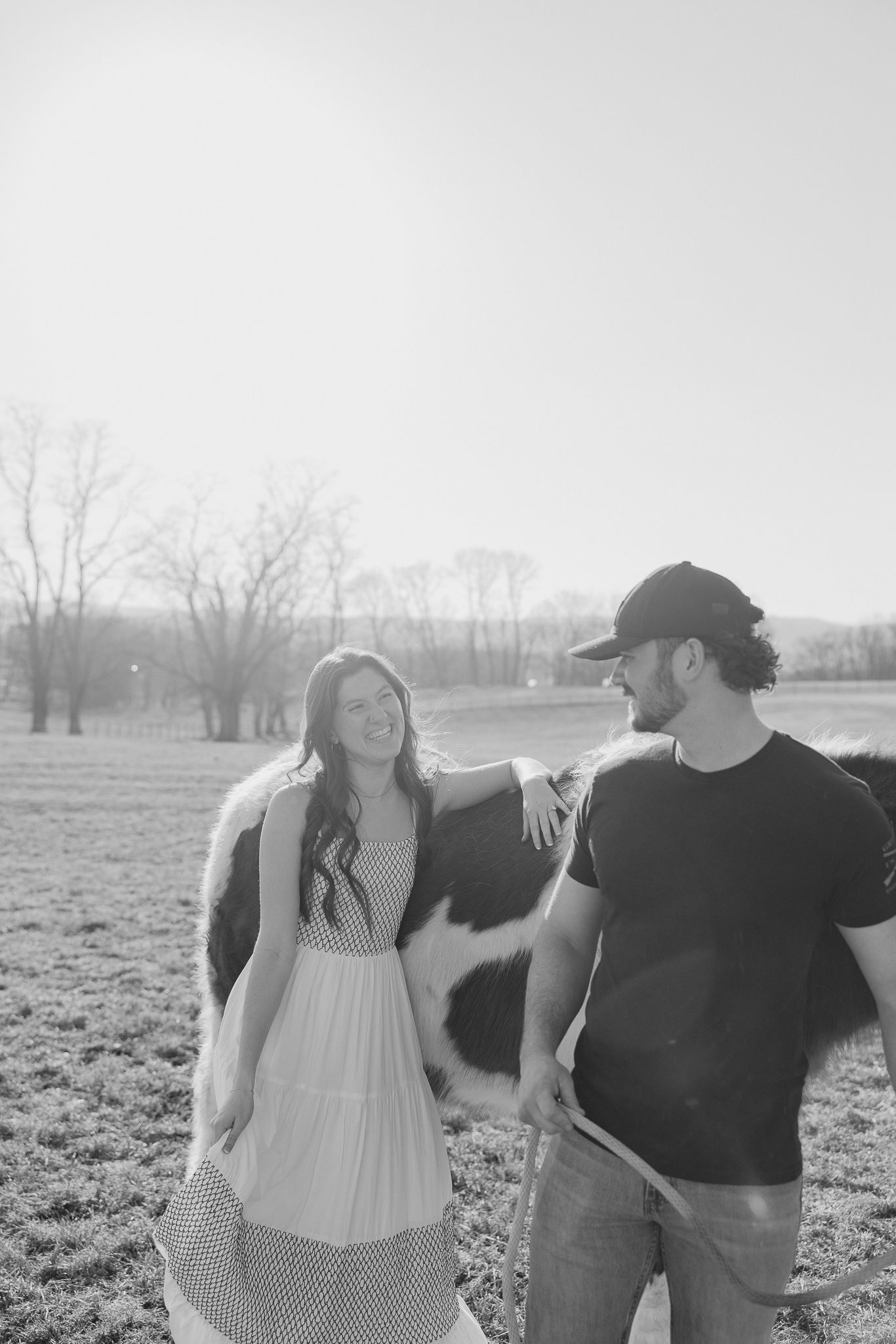 Lancaster County Engagement Photos Field