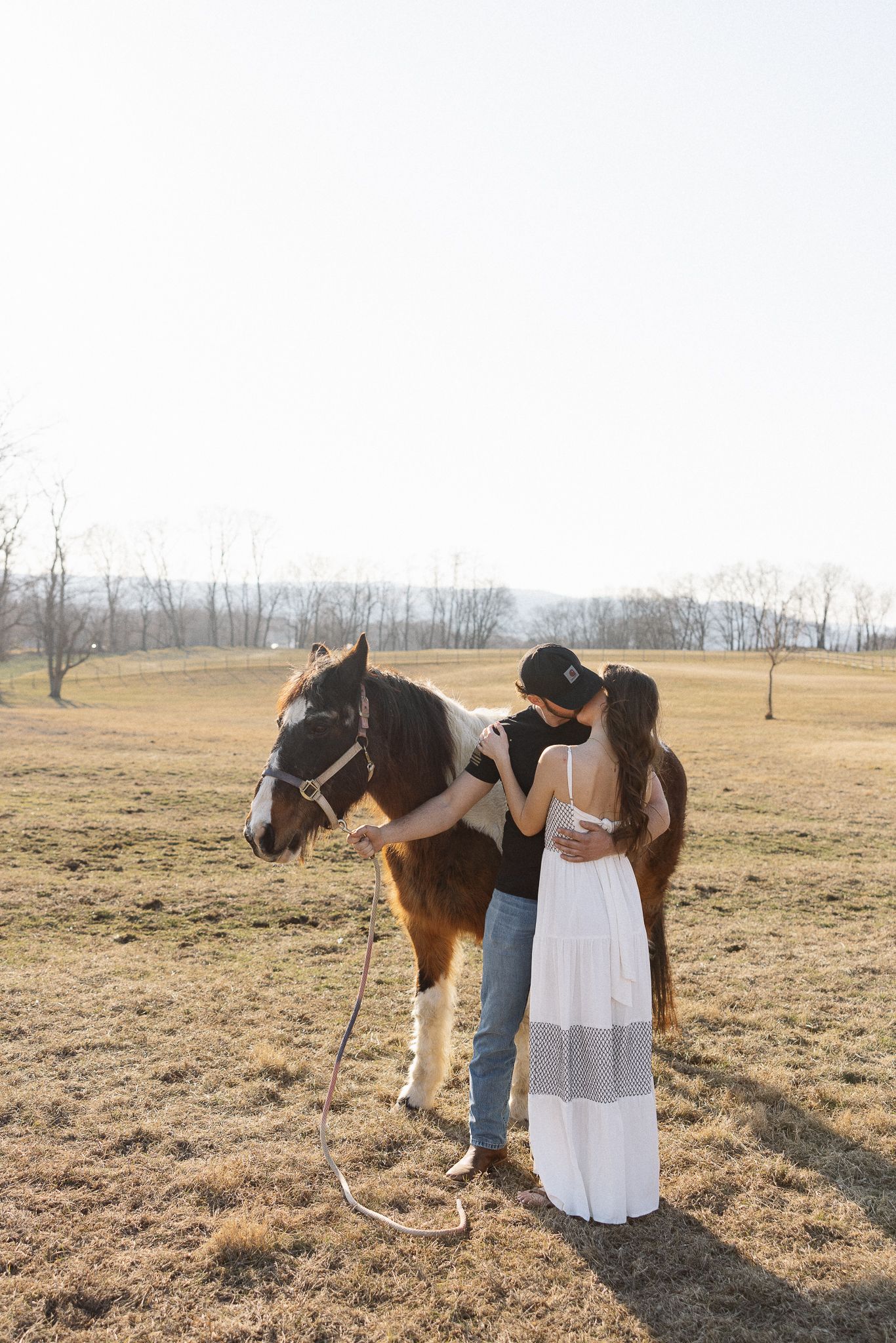 Lancaster County Engagement Photos Field