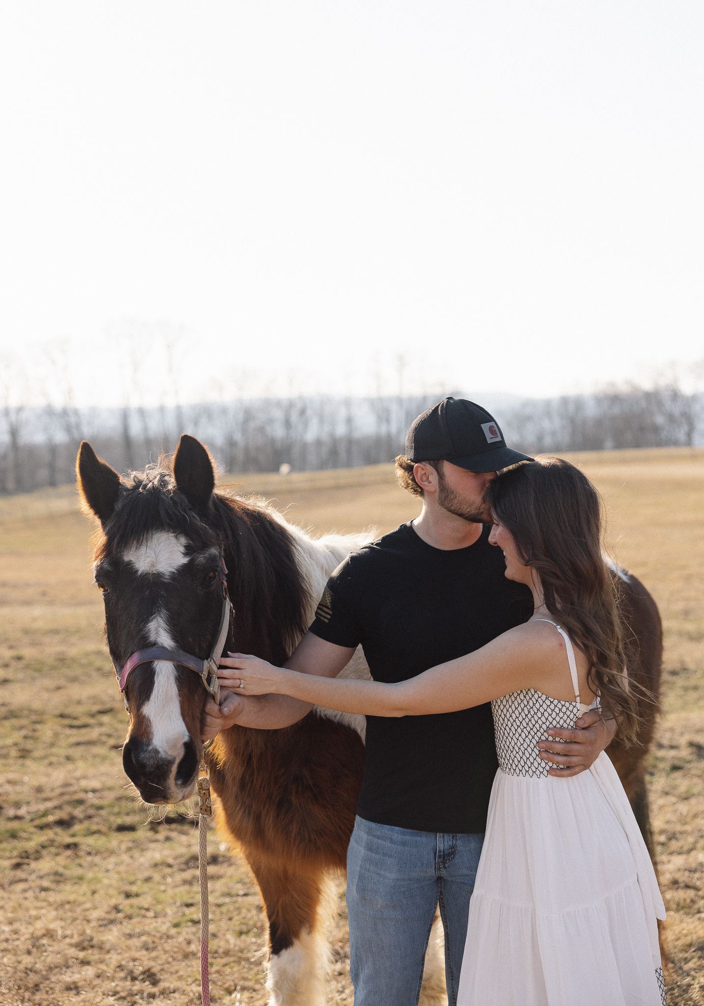 Lancaster County Engagement Photos Field