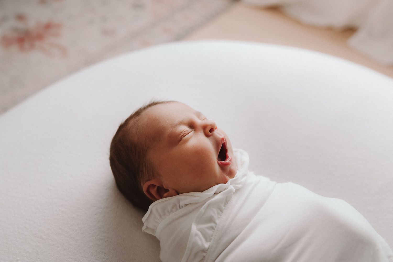 tongala-newborn-photography-newborn-baby-wrapped-in-neutral-blanket-tongala
