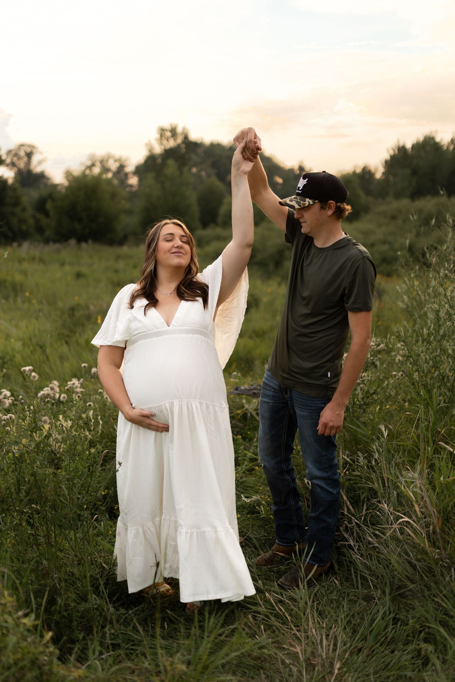 maternity session, grand forks, nd