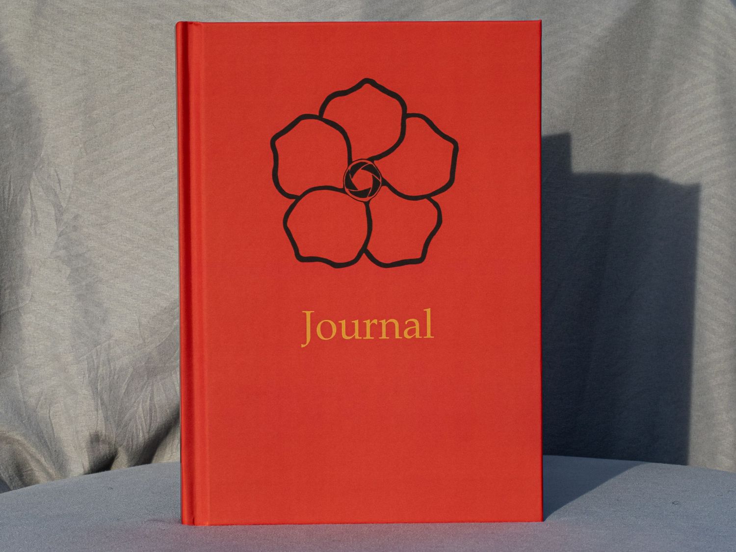 Photo features Core journal– founder's edition, red