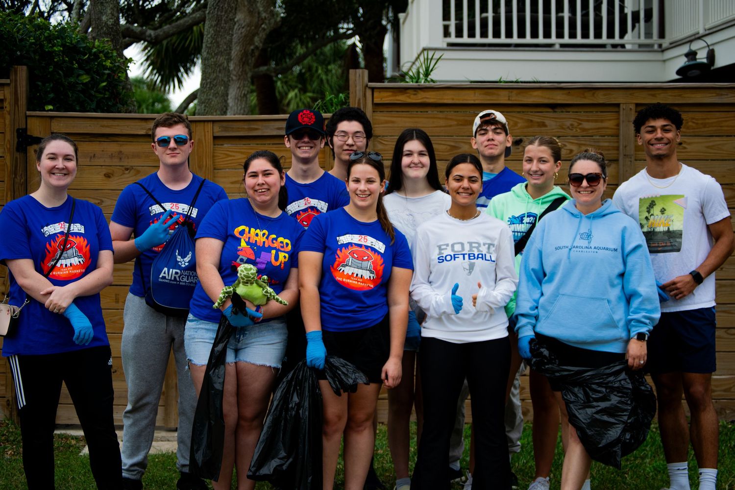 A group photo taken at a beach event/ This photo is also cover picture for the Event Gallery