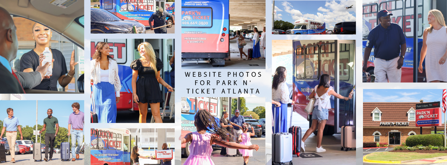 Branding Photos for Park & Ticket's updated website