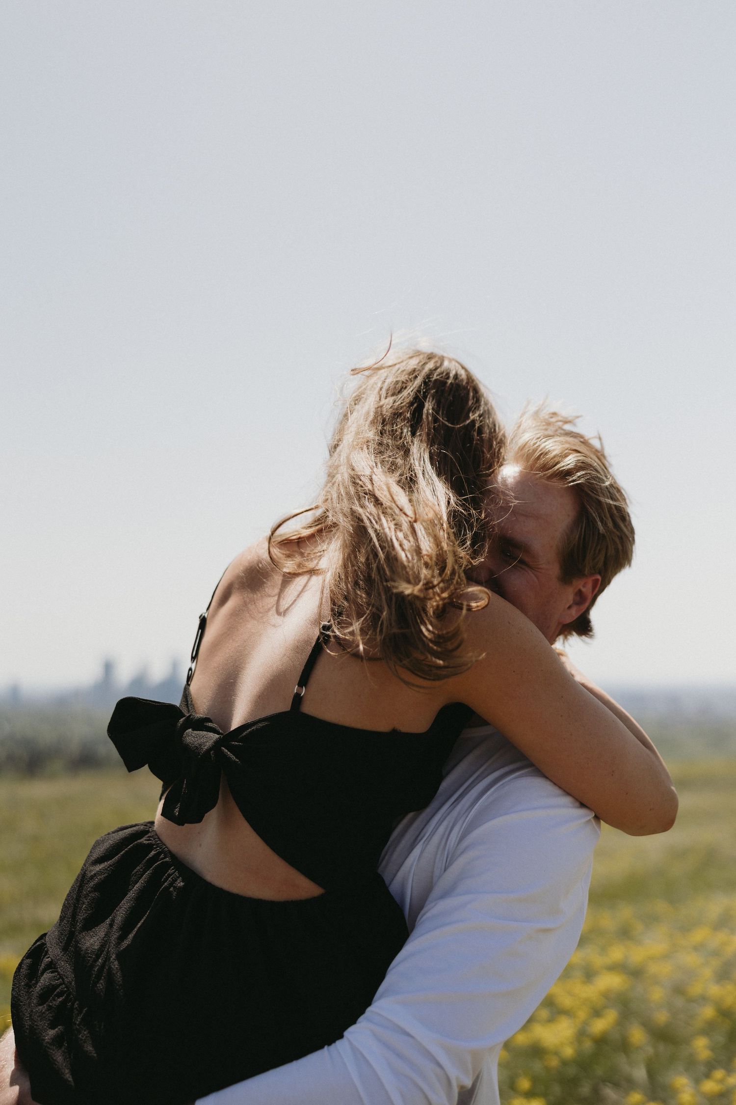 Banff mountain couples session photographed in a candid, documentary style by Aspen Allison Photography