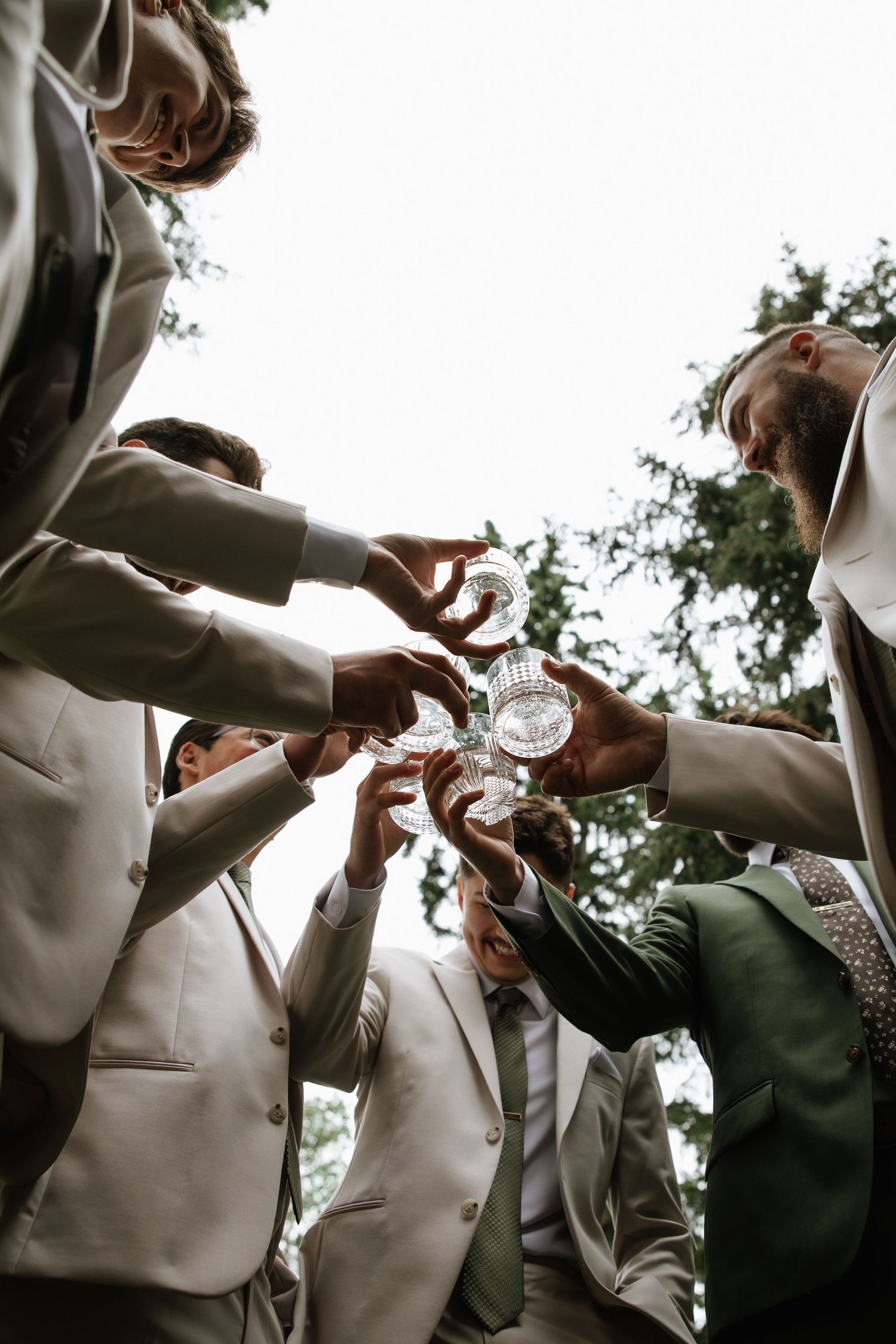 Candid documentary-style wedding photography in Banff and Calgary capturing genuine, unscripted moments with a soft western Aspen Allison