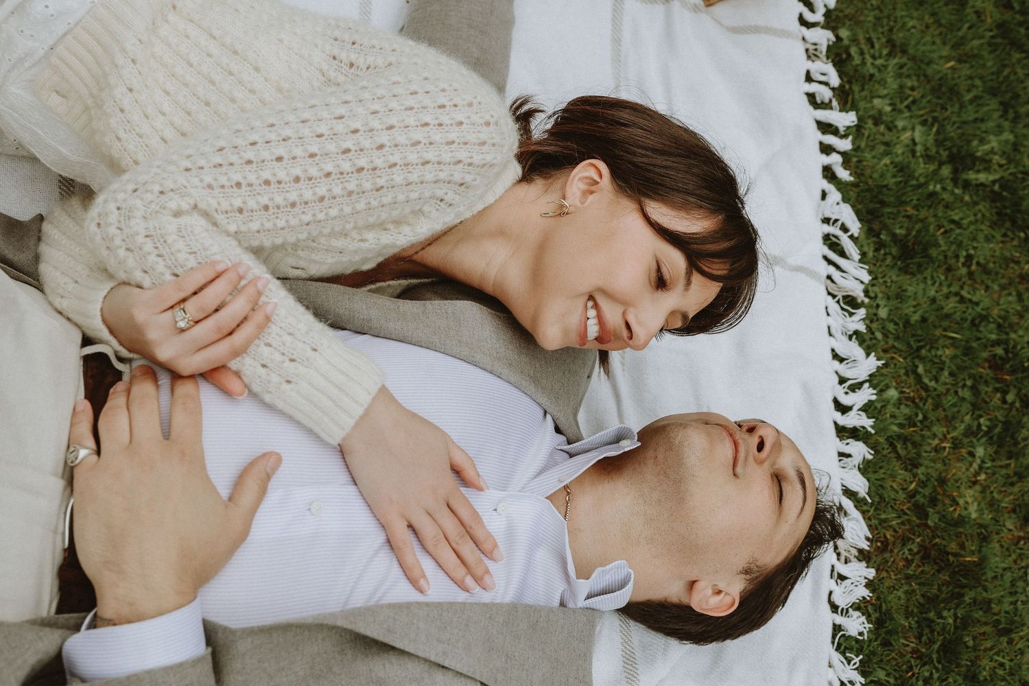 Banff mountain couples session photographed in a candid, documentary style by Aspen Allison Photography