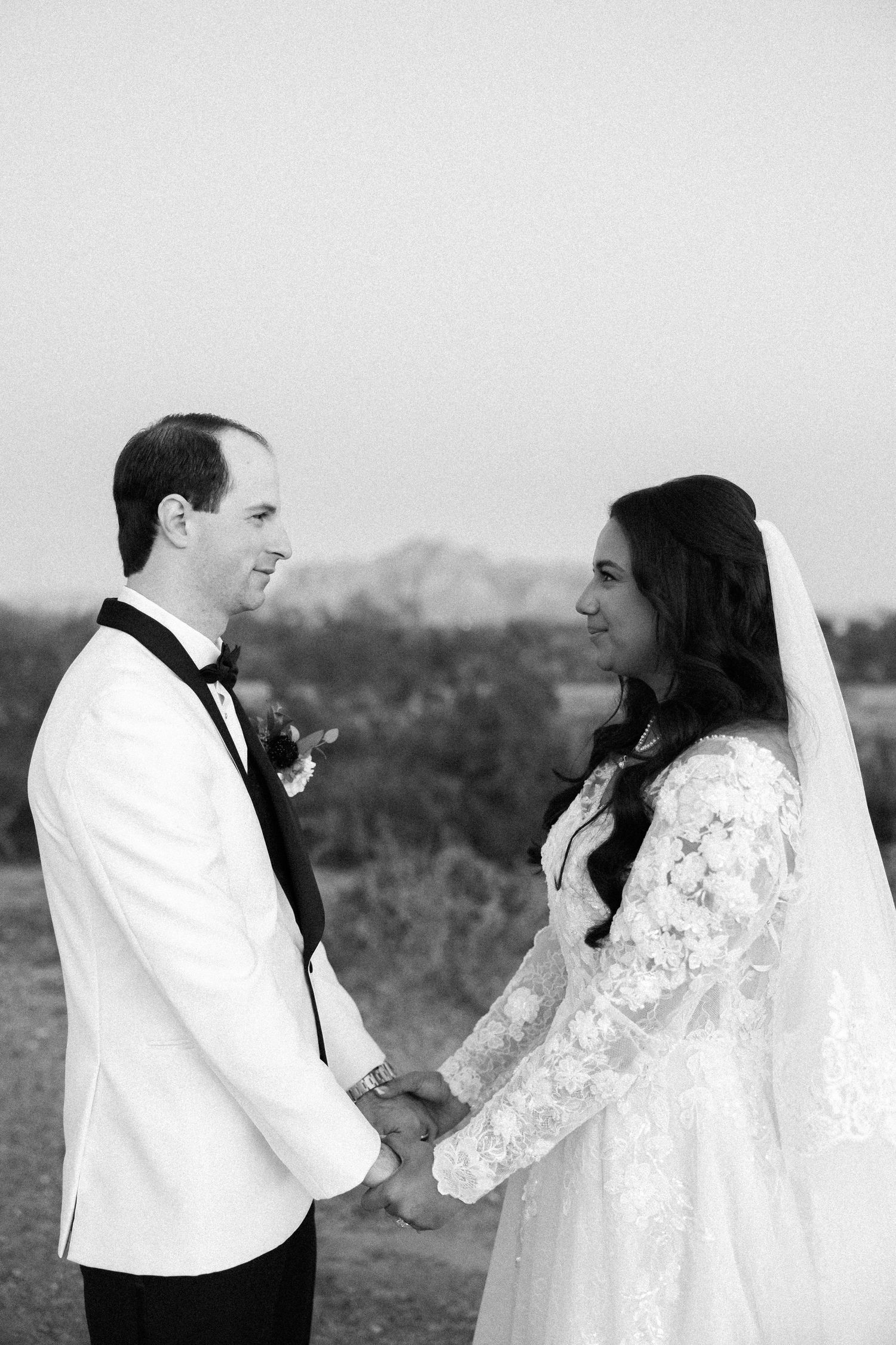Intimate portrait of a couple at Superstition Manor in Arizona