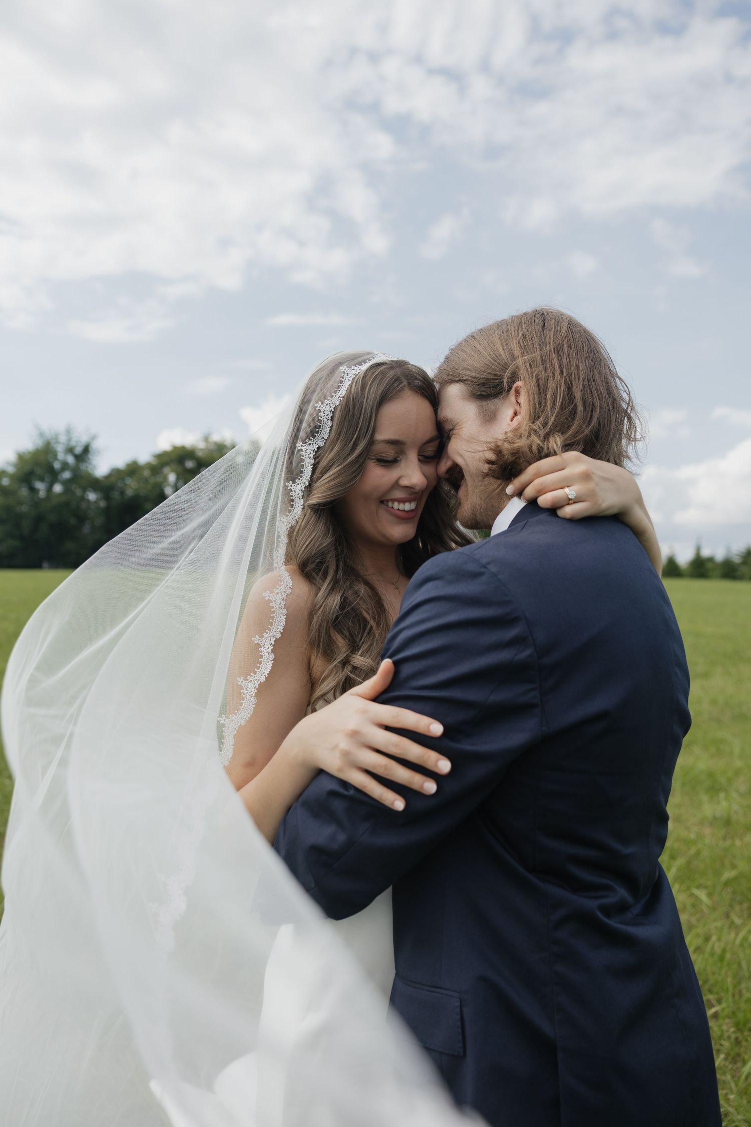 Mt. Airy North Carolina wedding elopement photos bride and groom