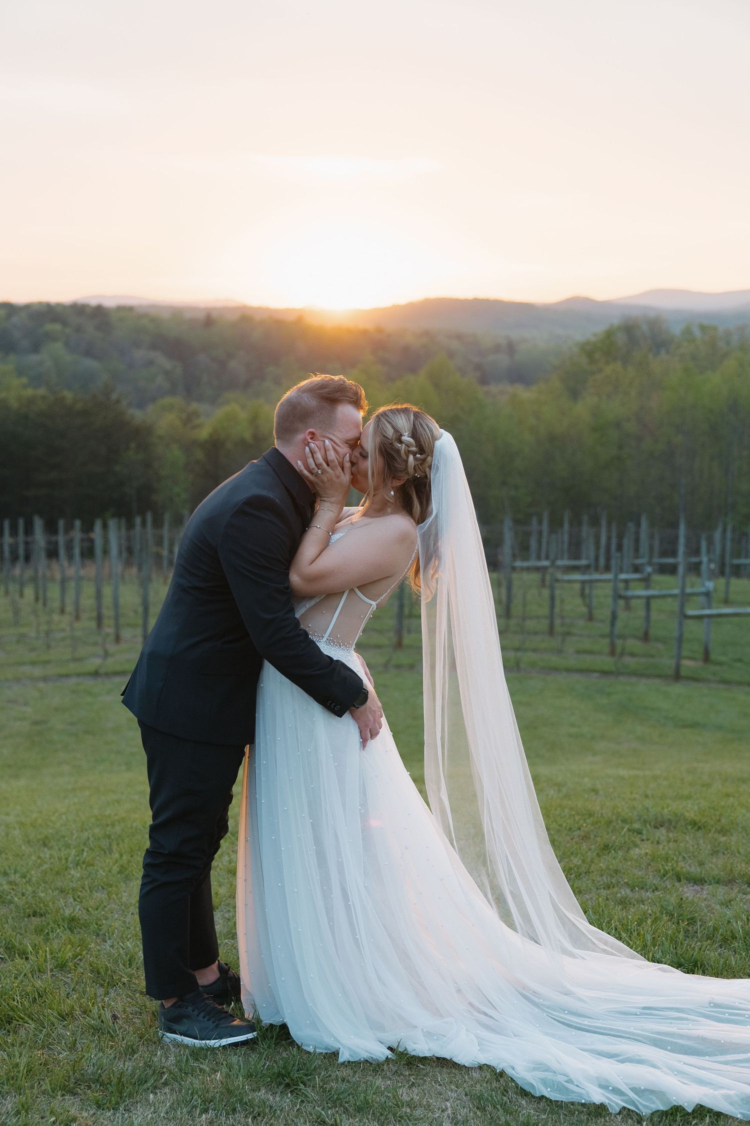 Serre Vineyards, North Carolina mountain wedding. Mt. Airy, NC