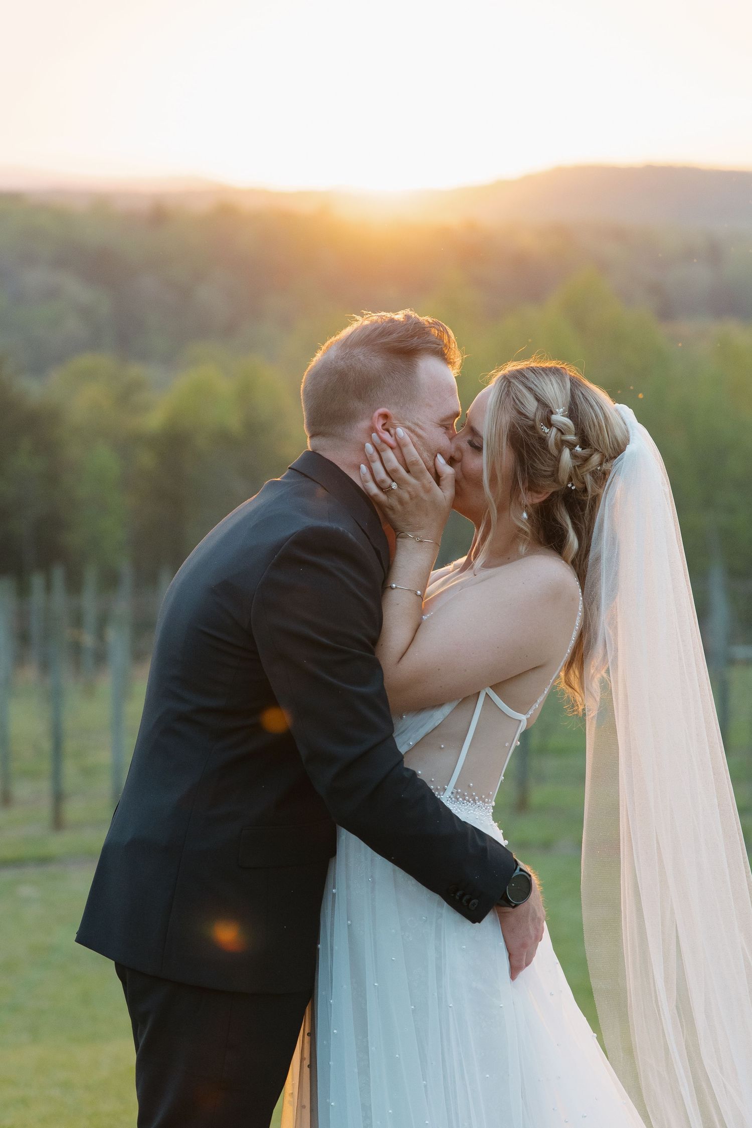 Serre Vineyards, North Carolina mountain wedding. Mt. Airy, NC