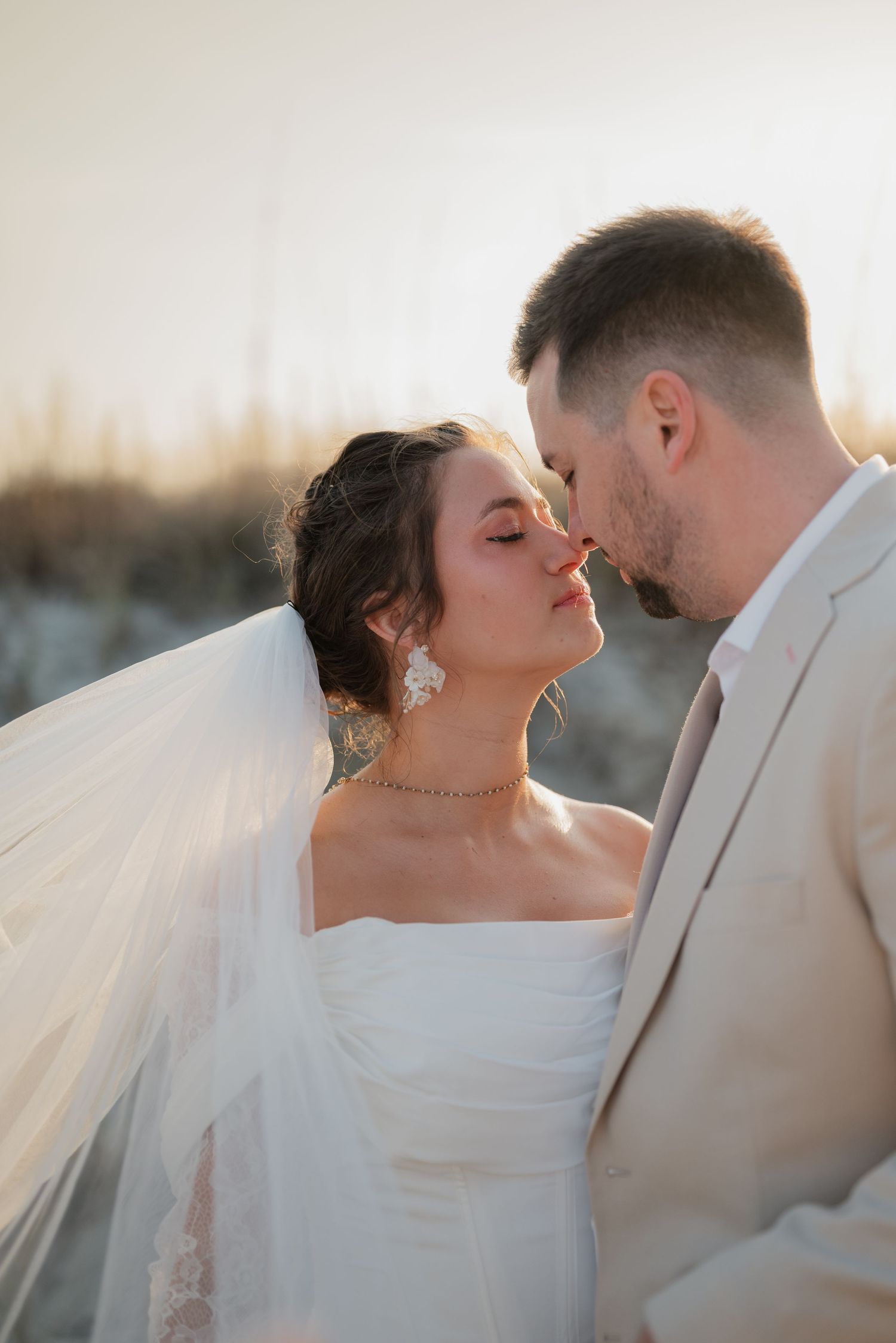 destination wedding on North Carolina coast beach