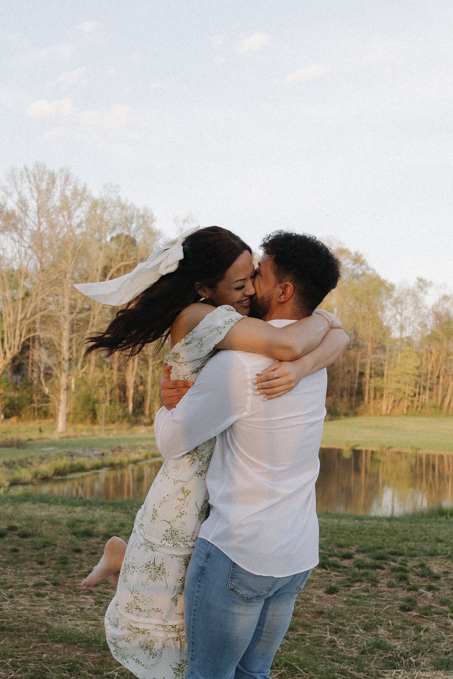 The little chapel at haven ridge in Winston-salem North Carolina engagement session