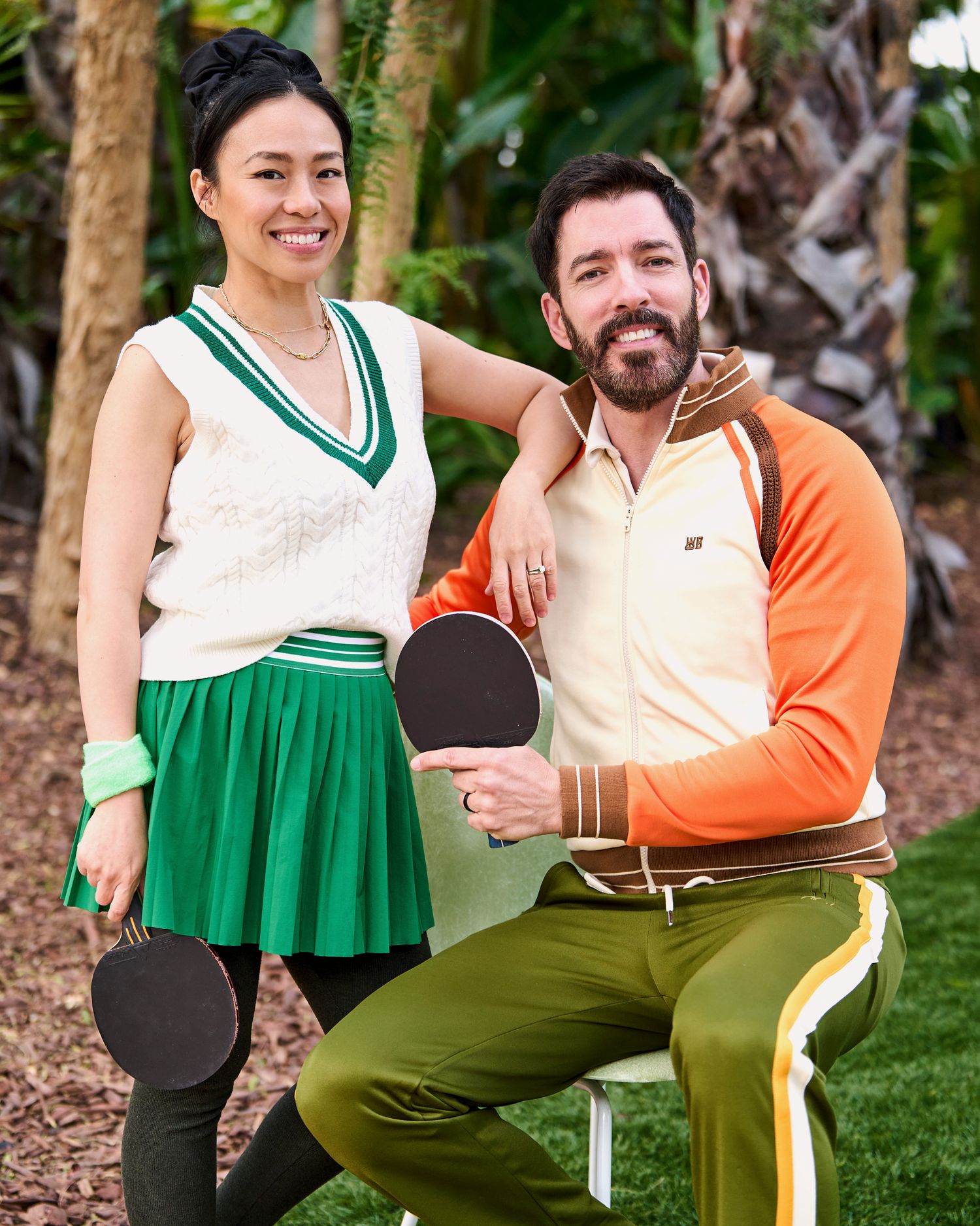 Property Brother's Jonathan Scott and Linda Phan photographed by Los Angeles Entertainment & Portrait Photographer Lindy Lin