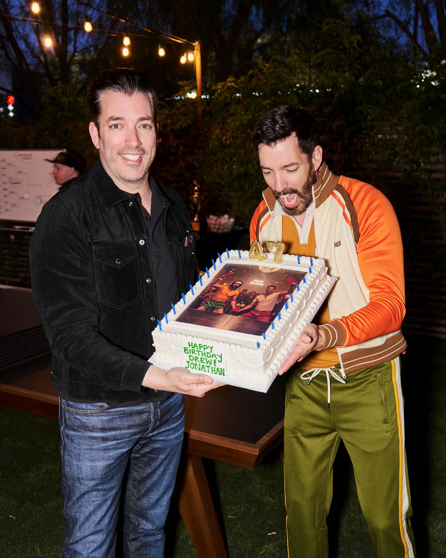 Photo of Property Brothers Jonathan Scott and Drew Scott, celebrating their birthday, shot by Los Angeles Photographer Lindy Lin