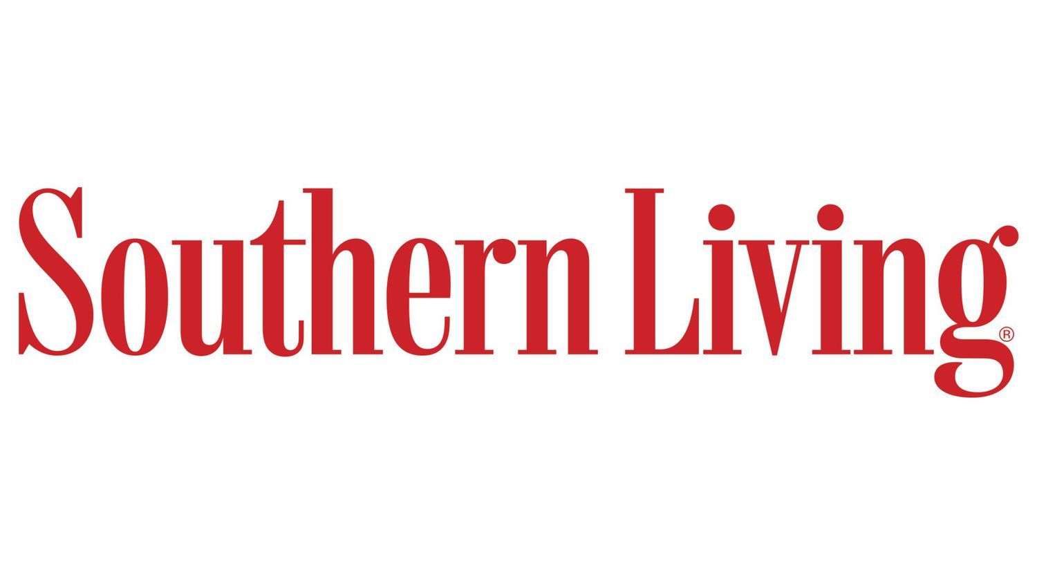 Southern Living magazine logo in red cursive text with a white background.