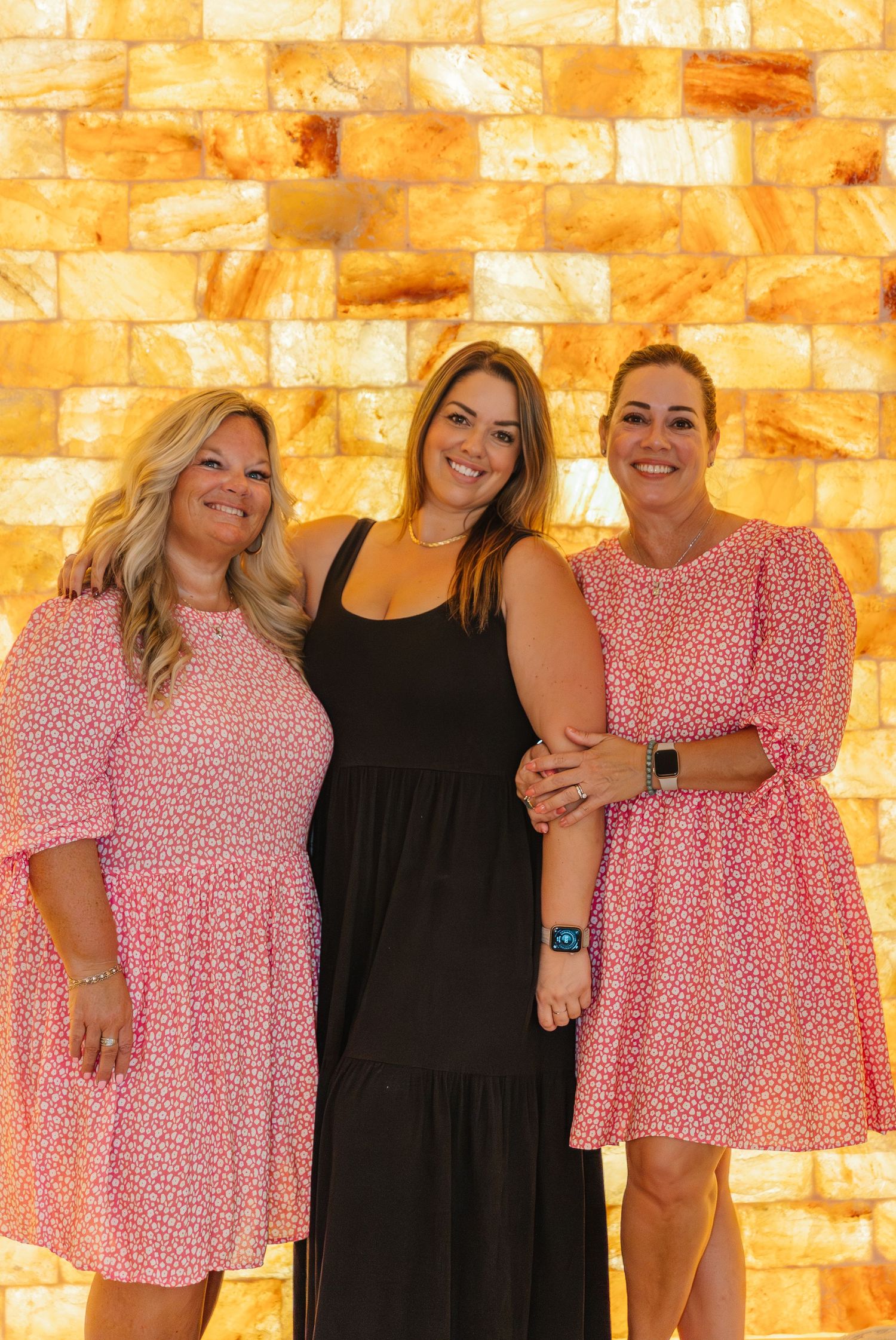 Group photo of the build your brave team Susie, Tracey and Stephanie for the women's retreat held in the Okanagan BC at the watermark resort