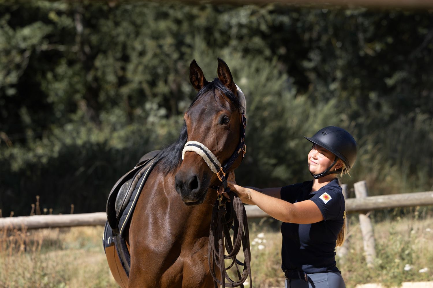 Portrait cheval et cavalière en Nouvelle-Aquitaine
