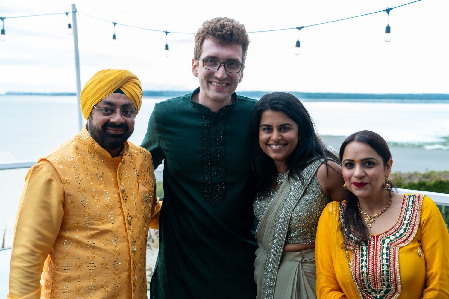 Group photo of four