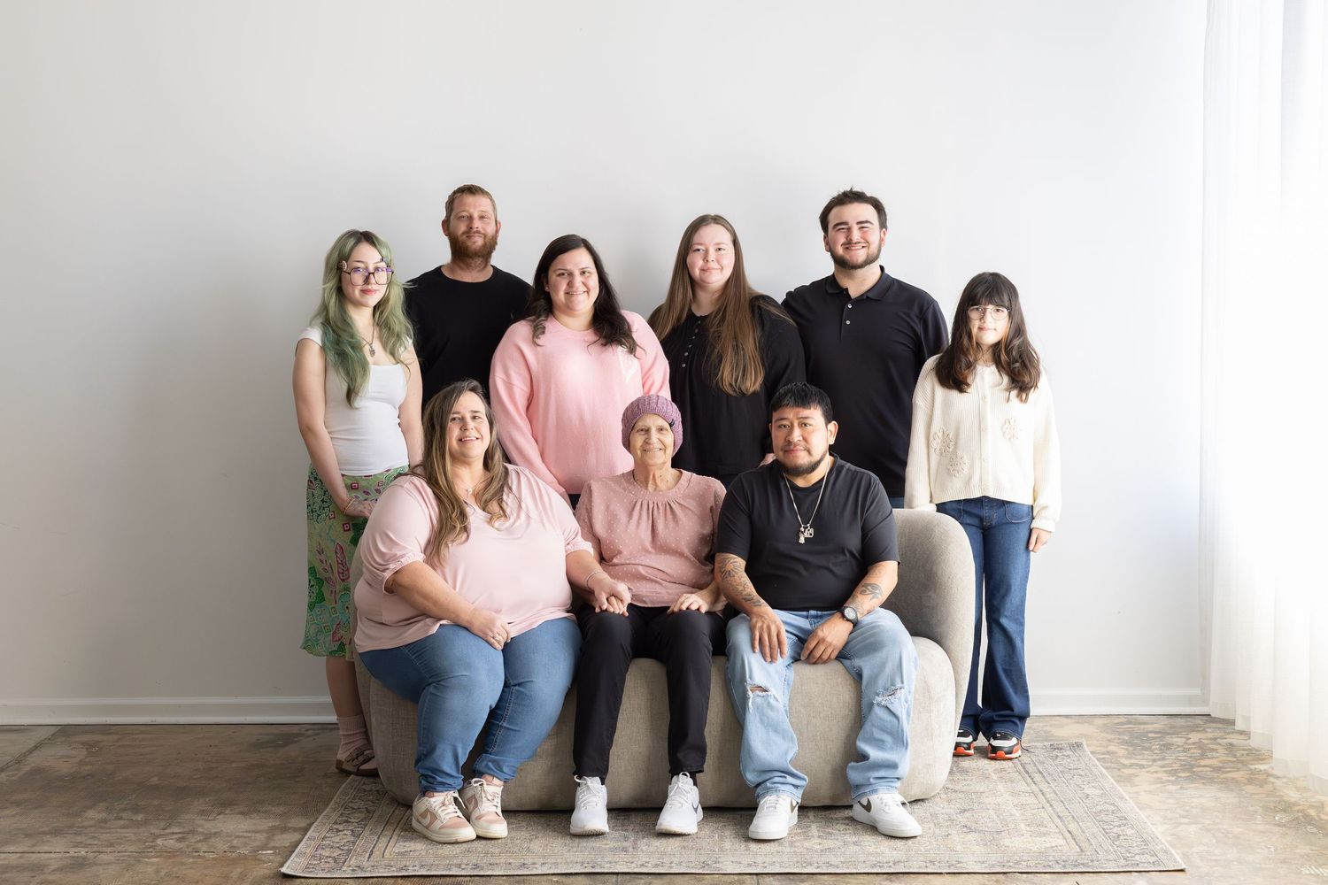 Family session by Carly Ann Photography at Studio Evermore in Athens, Georgia