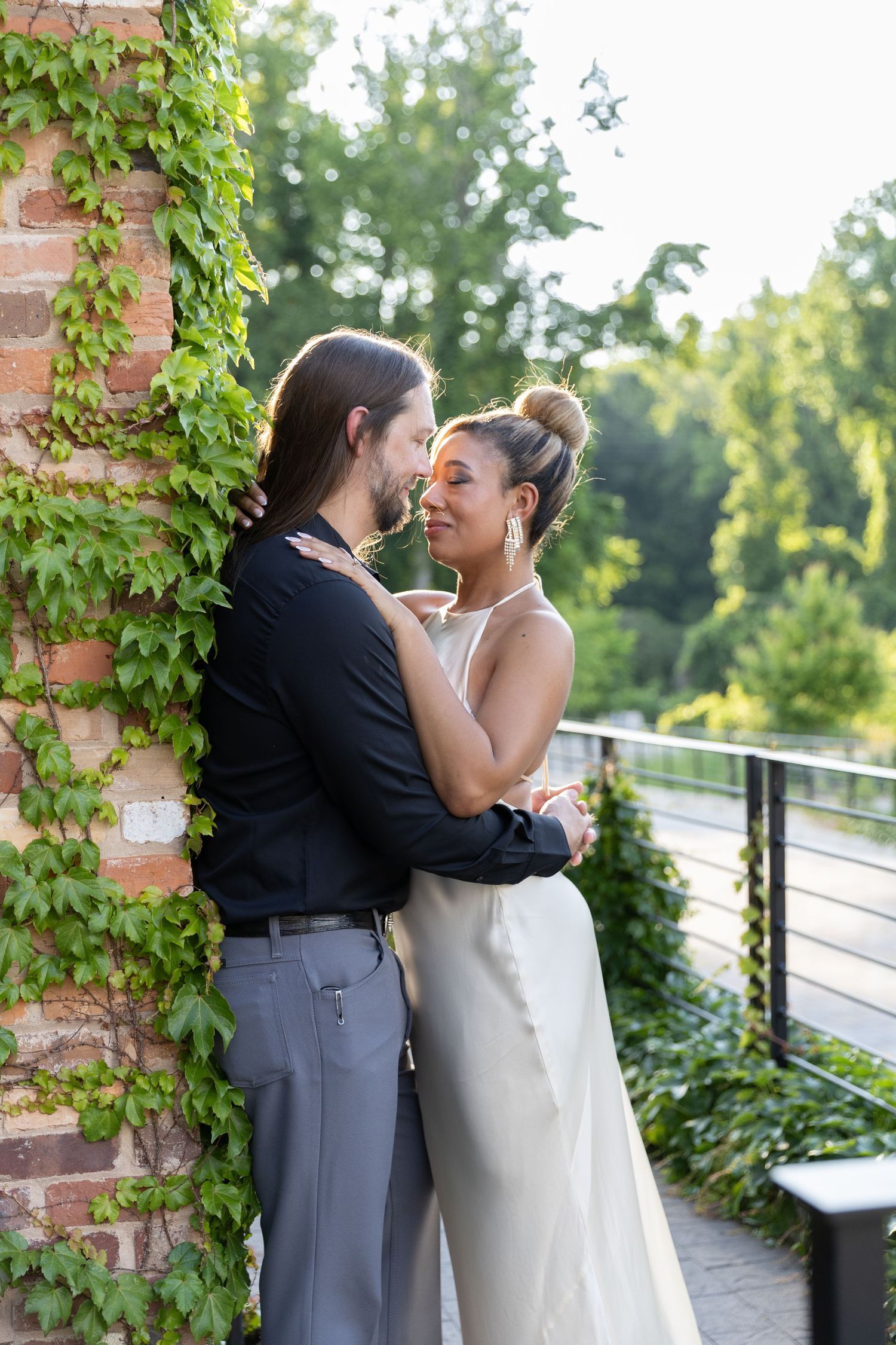 Engagement session by Carly Ann Photography at Osterio Olio in Athens, Georgia