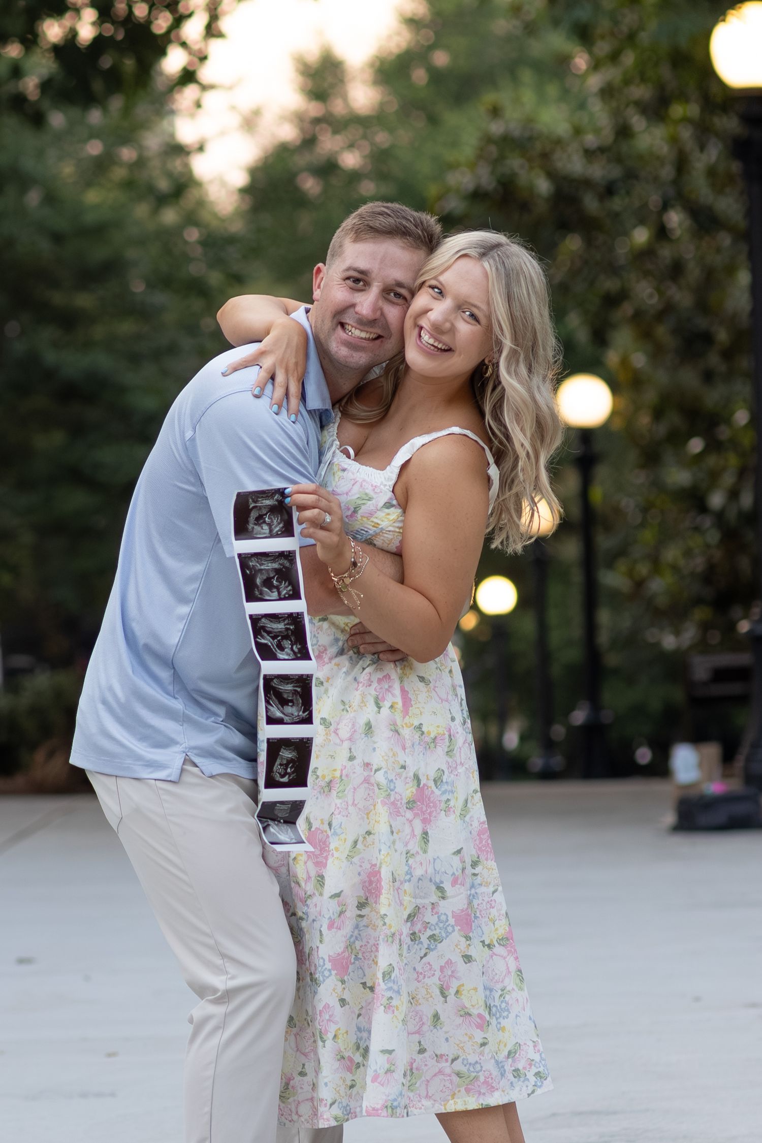 Pregnancy announcement session by Carly Ann Photography, based in Athens, Georgia