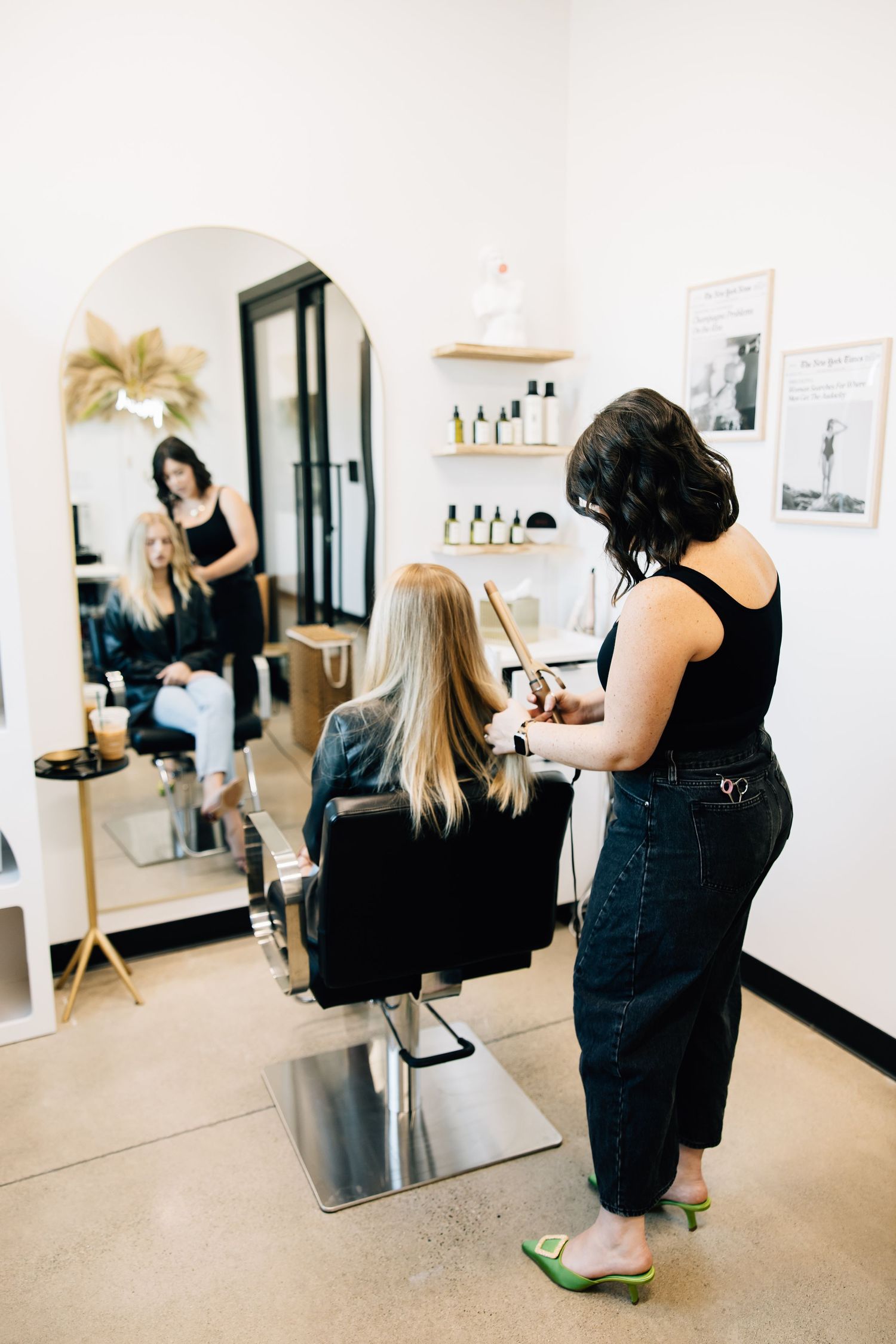Folsom hairstylist branding session