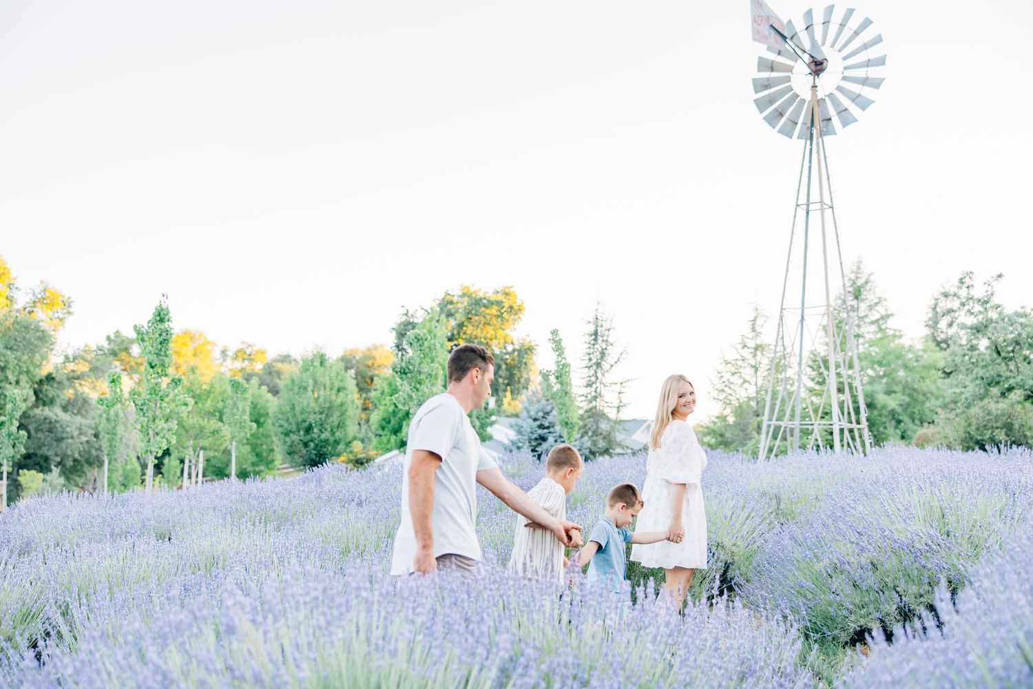 Amid blooming lavender fields, this session captures family love, connection, and joy in a soft, timeless, and magical setting.