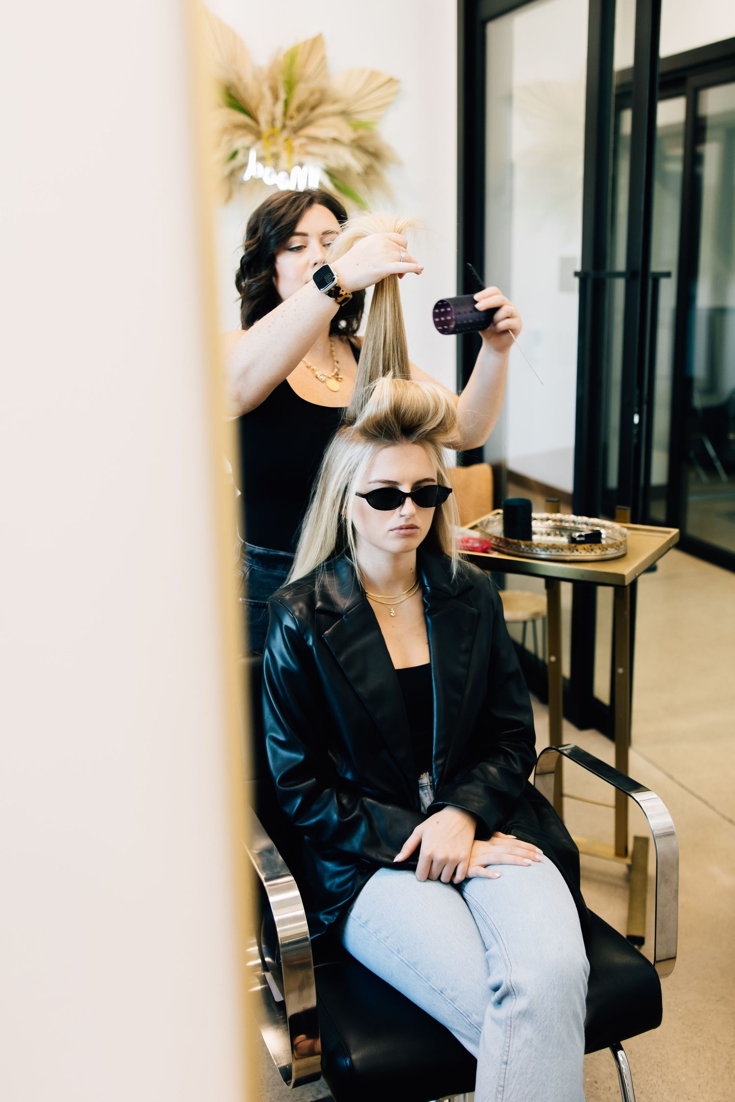 Folsom hairstylist branding session