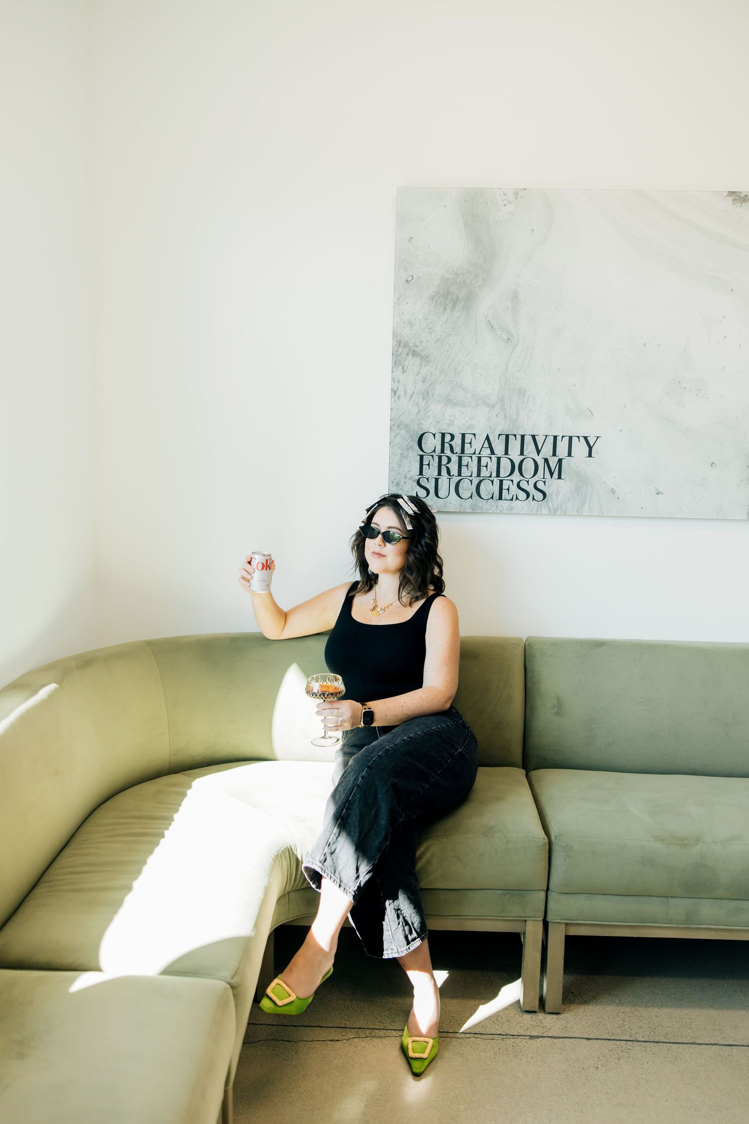Folsom hairstylist branding session