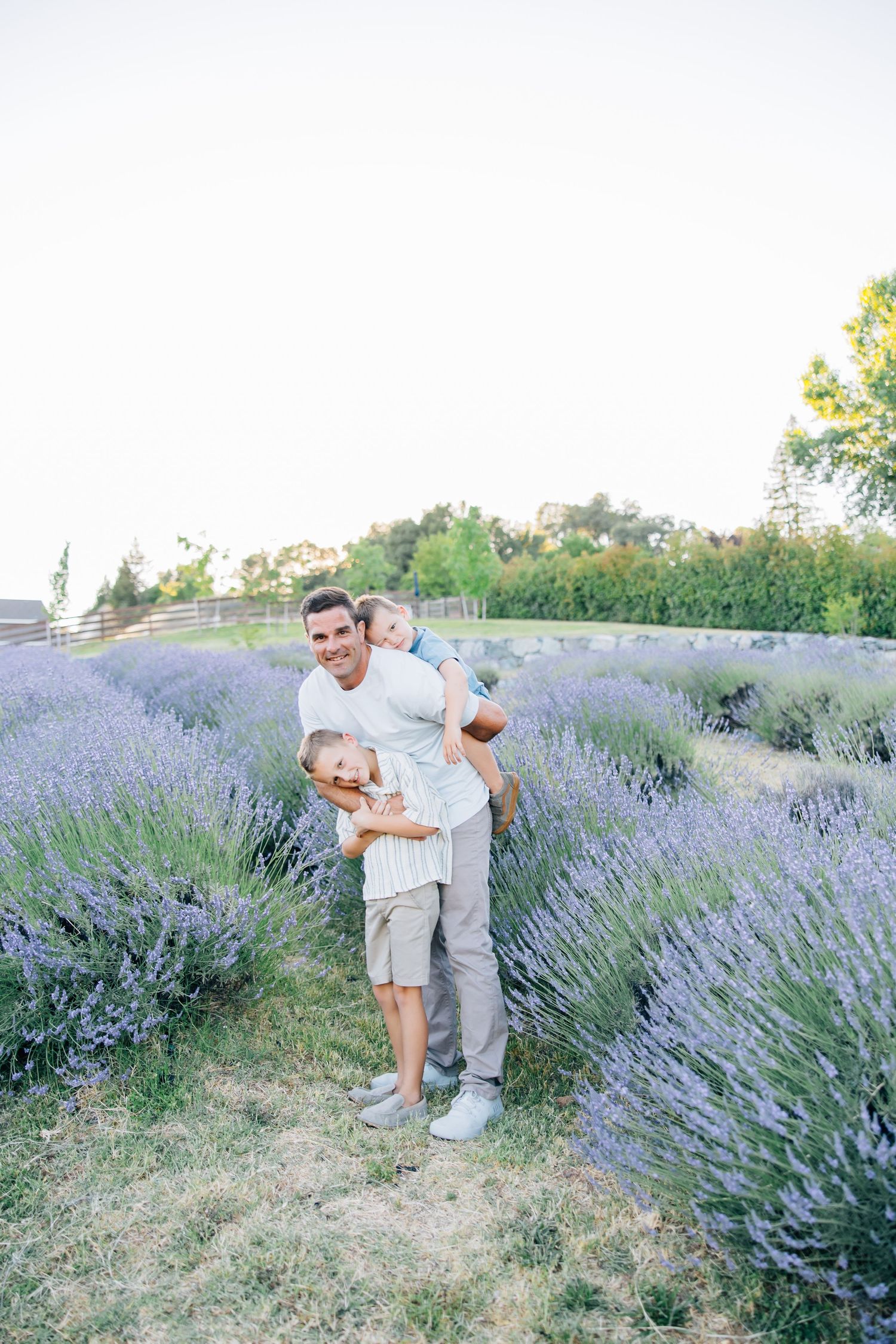 Amid blooming lavender fields, this session captures family love, connection, and joy in a soft, timeless, and magical setting.