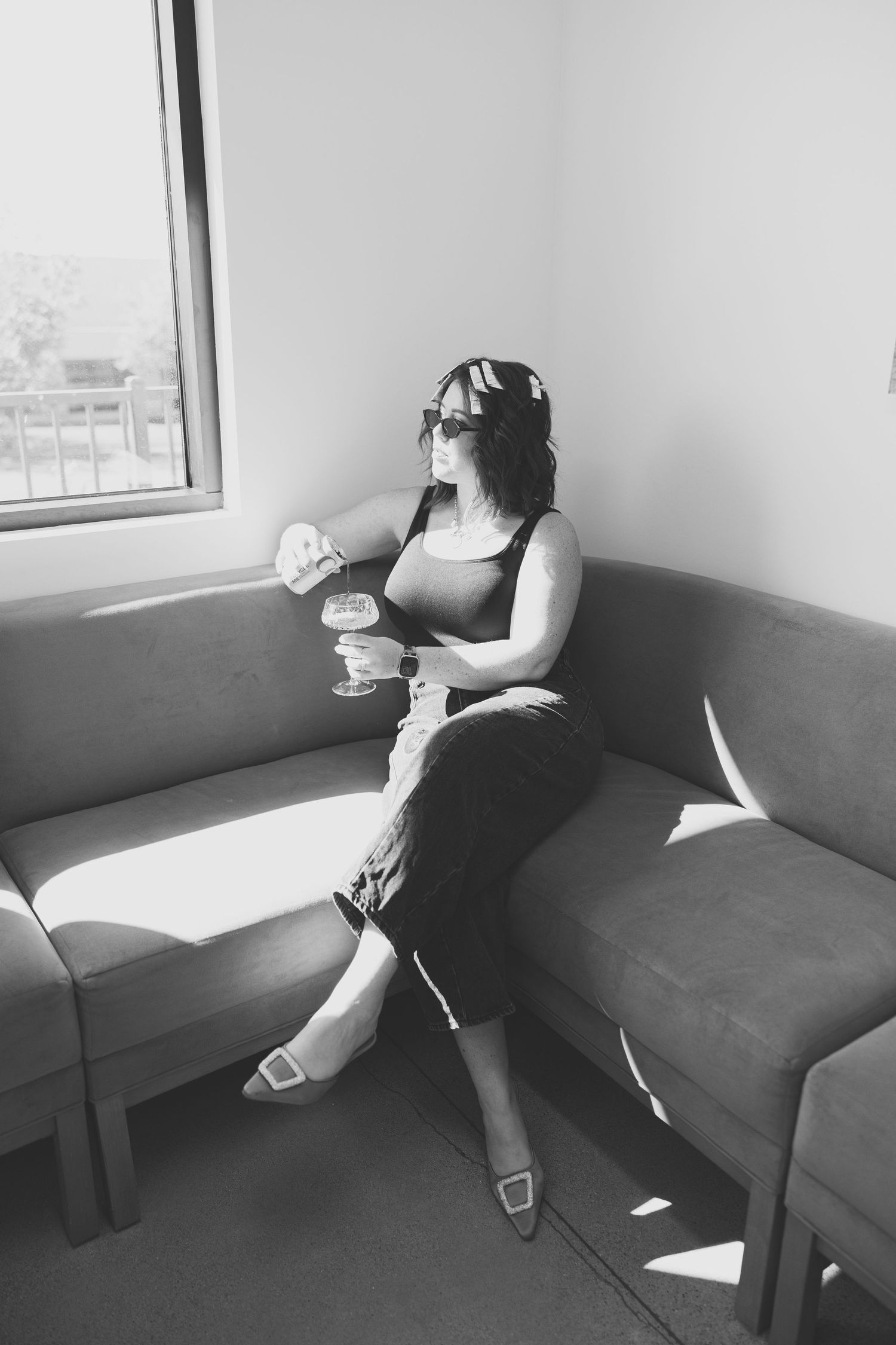 Folsom hairstylist branding session