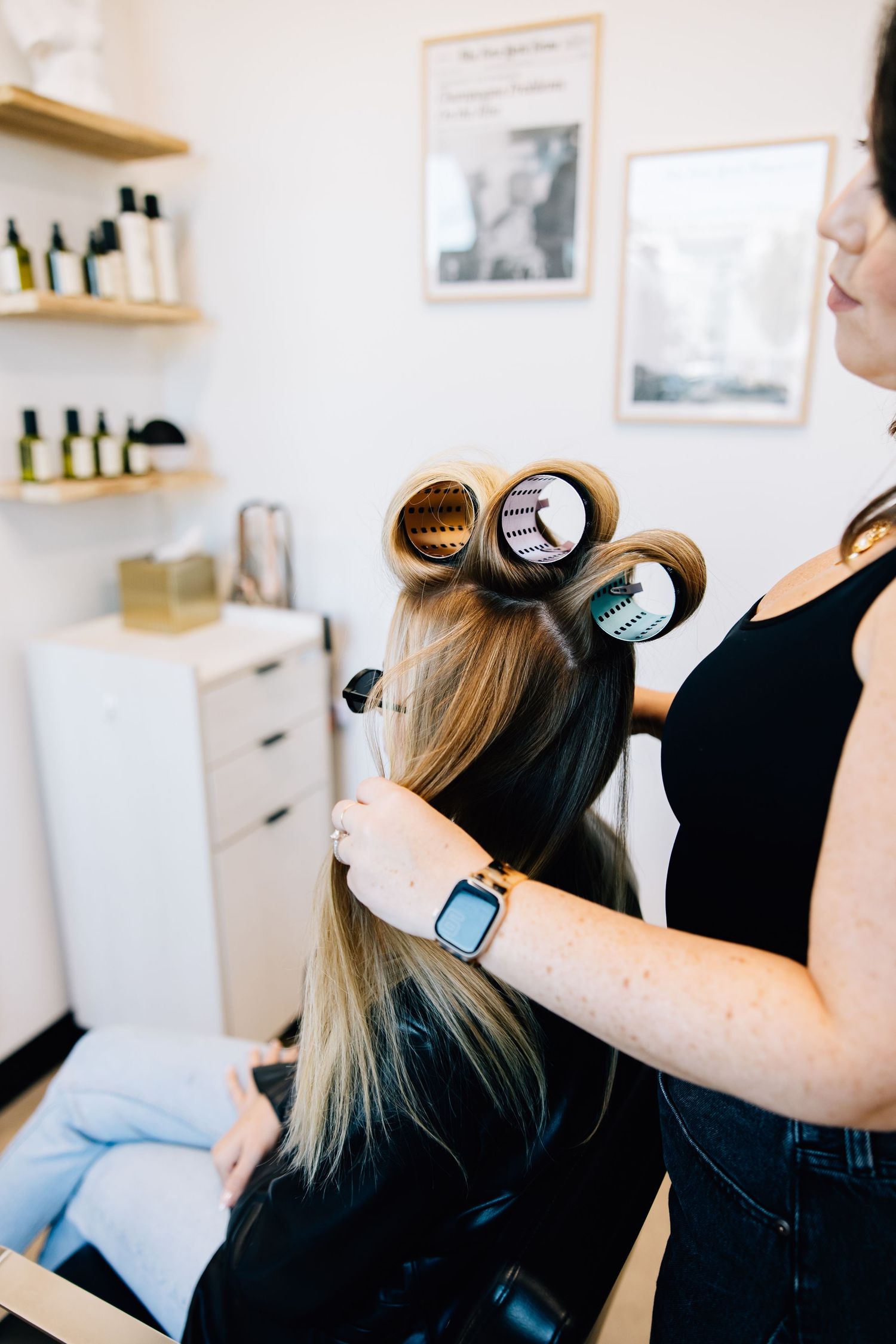 Folsom hairstylist branding session