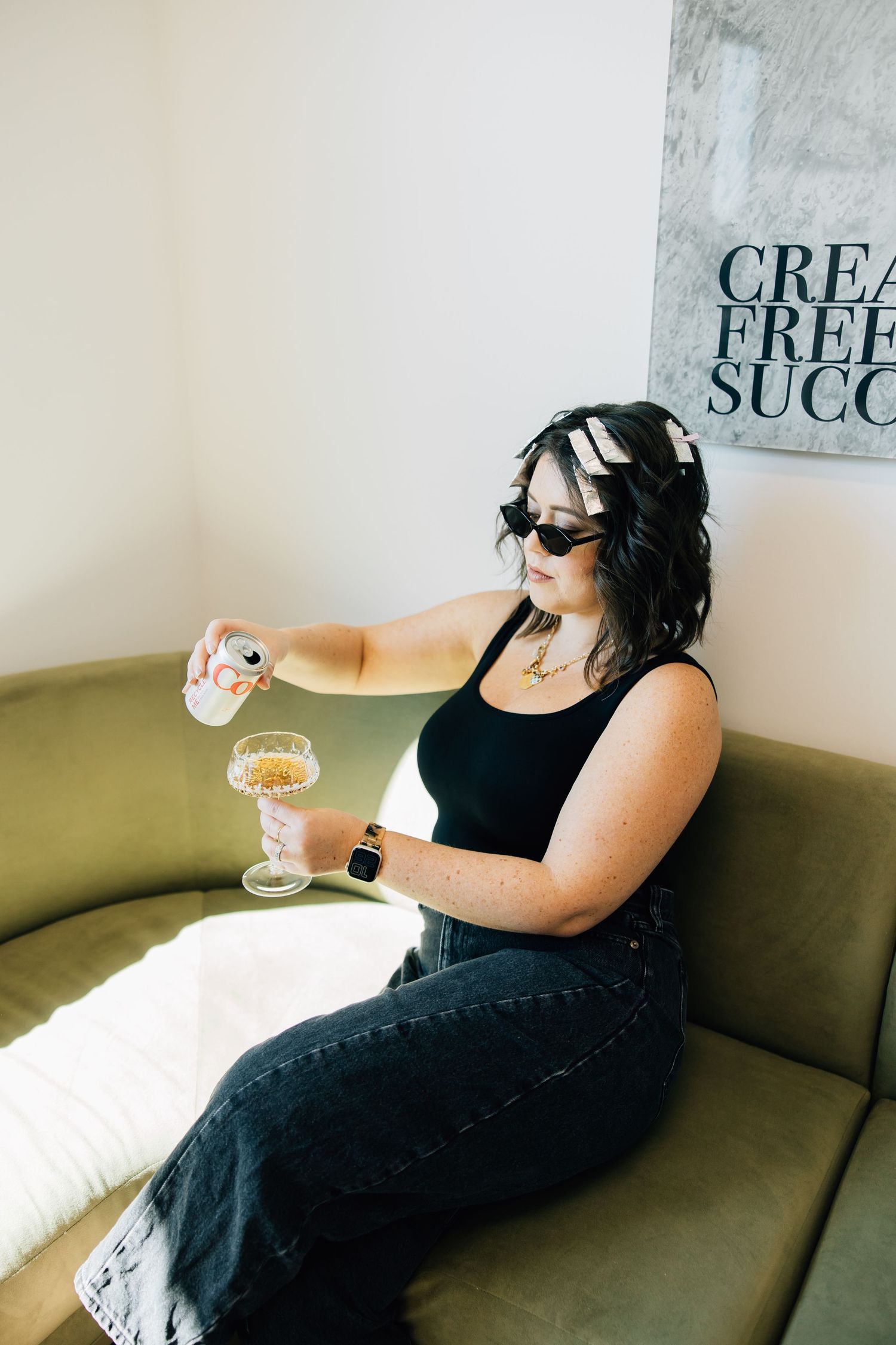 Folsom hairstylist branding session