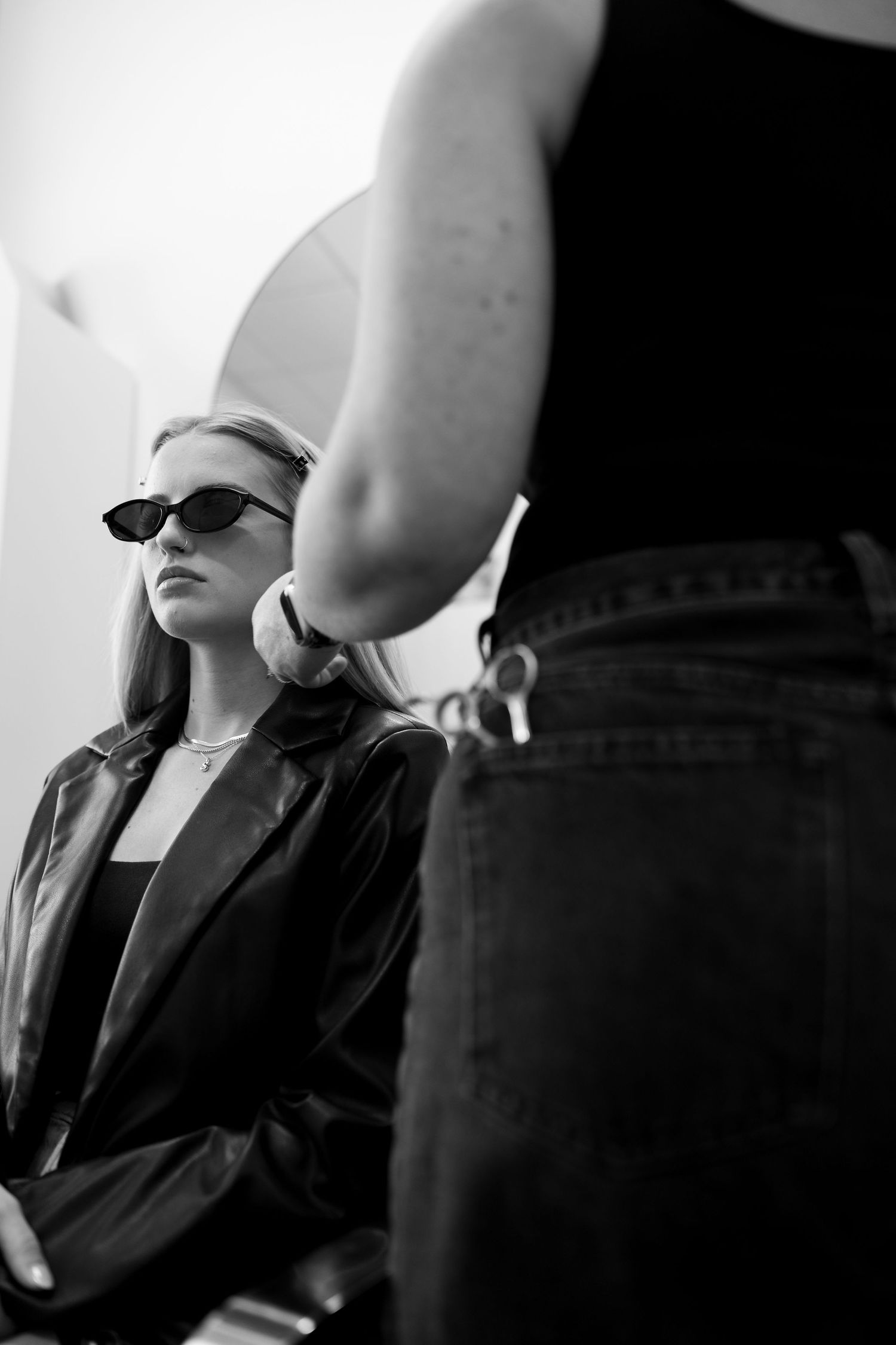 Folsom hairstylist branding session