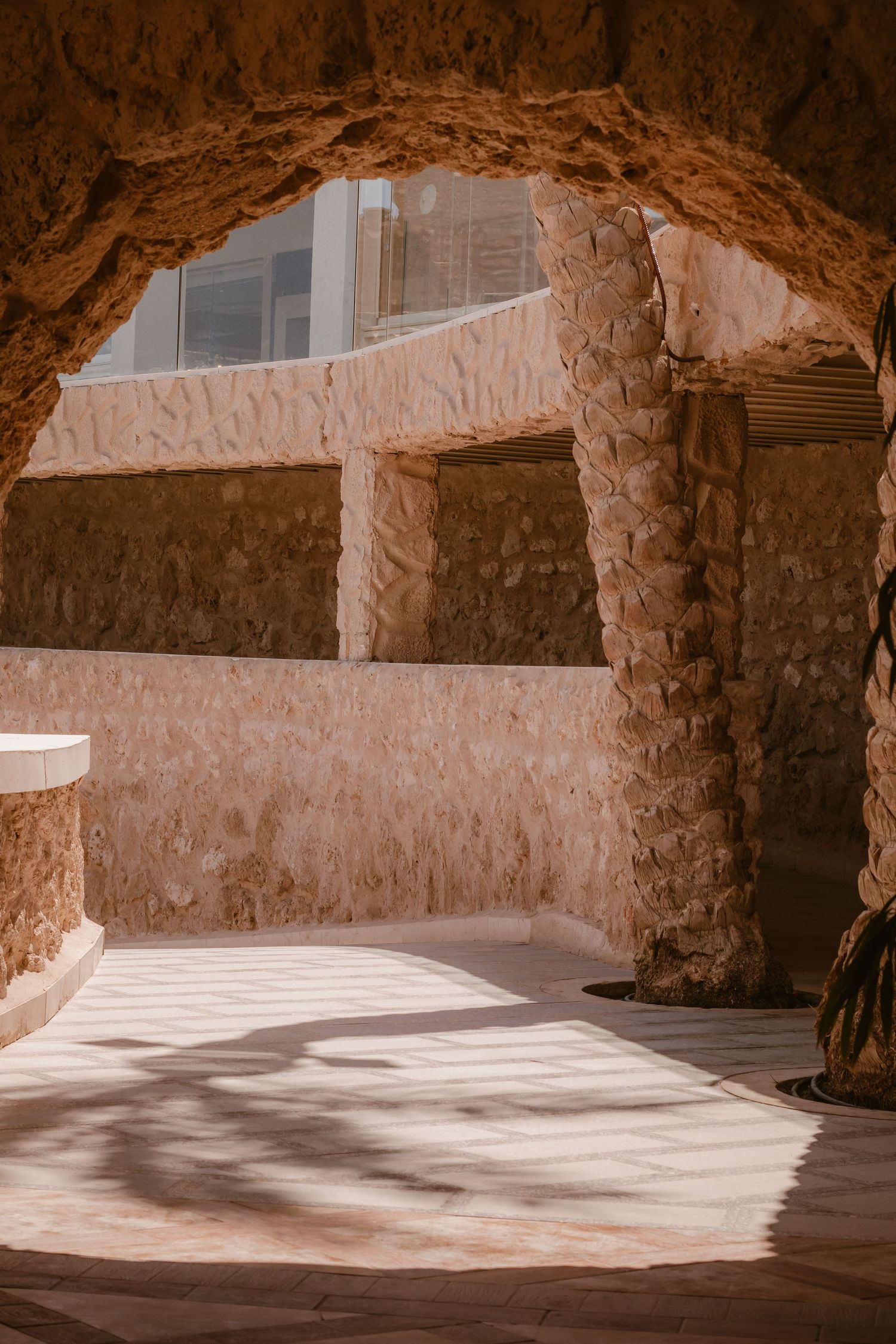 Architectural photography of a luxury seaside resort