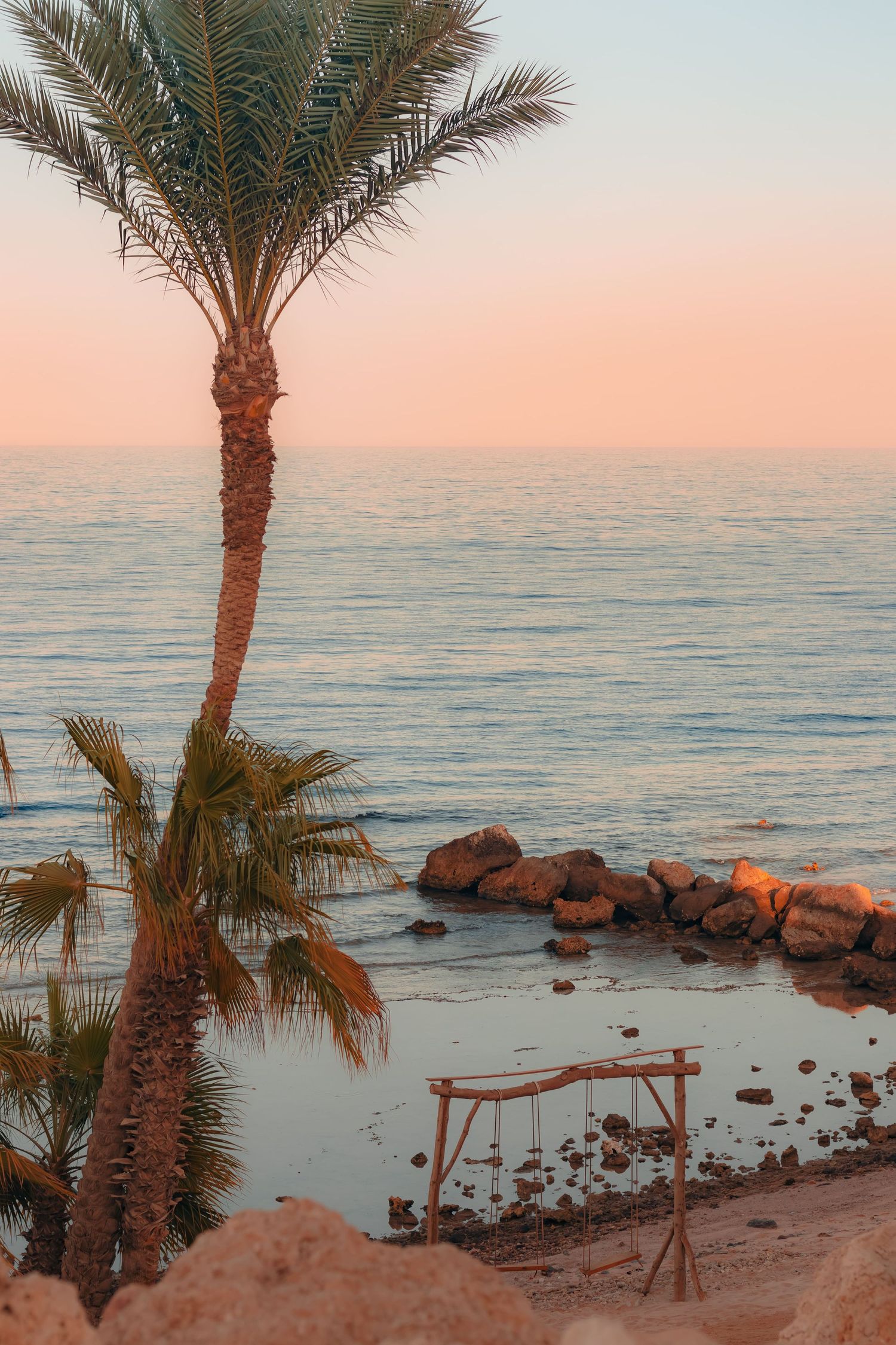 Luxury hospitality resort photography at sunset