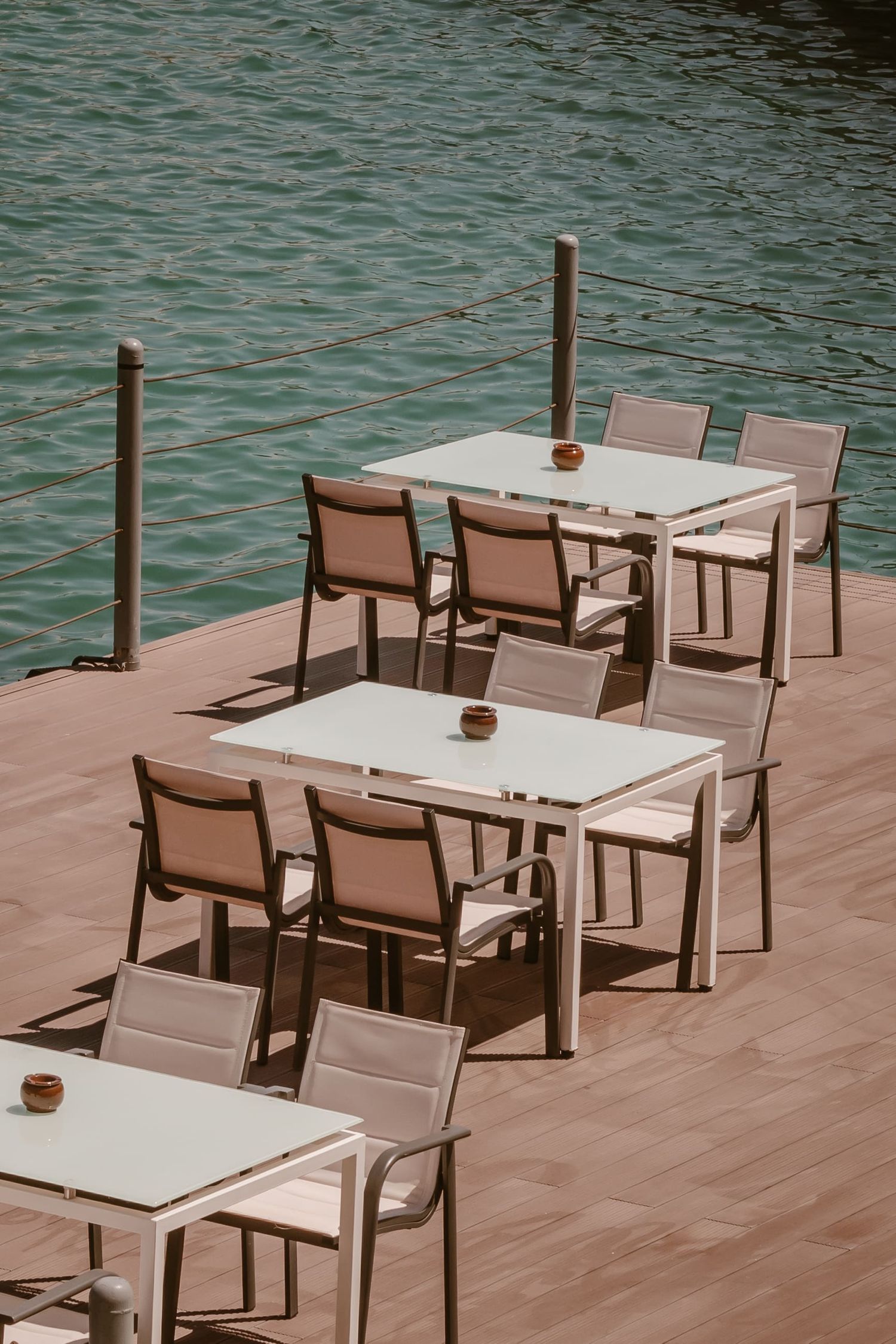 Sunset atmosphere at a luxury oceanfront resort