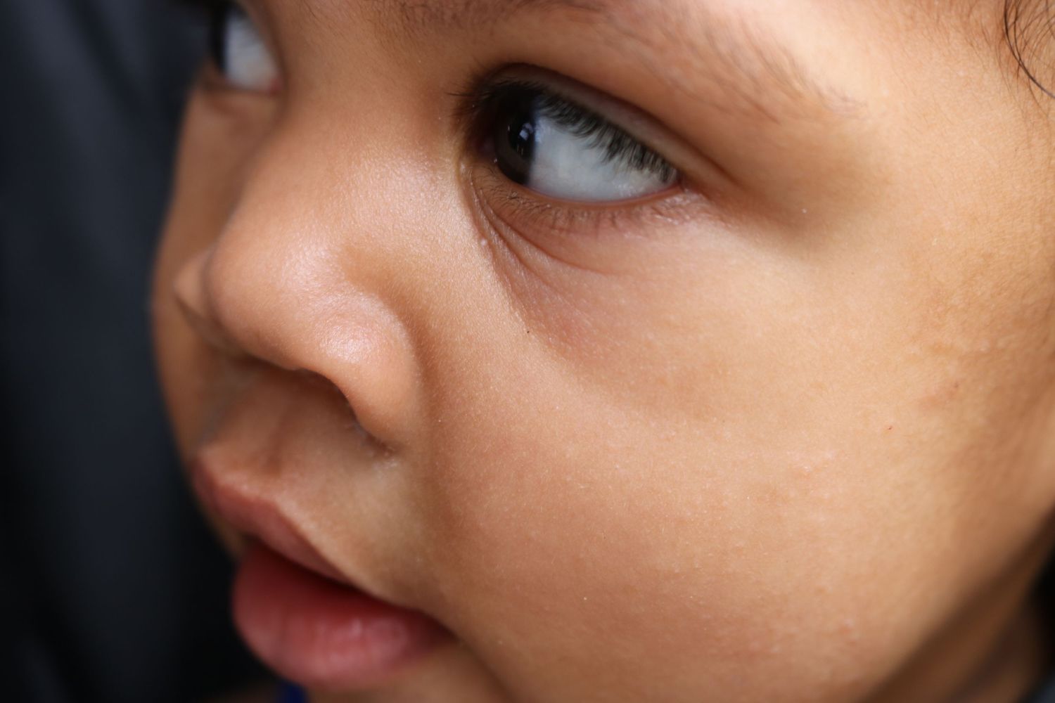 Natural Light Child Portrait with Soft Expression in Oklahoma City