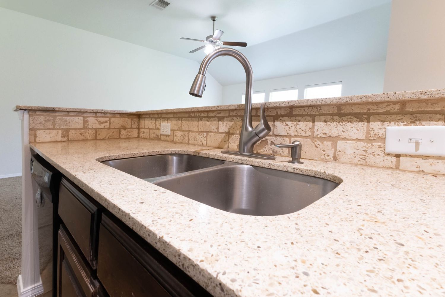 Real Estate Kitchen Detail Photography with Modern Fixtures in Oklahoma City