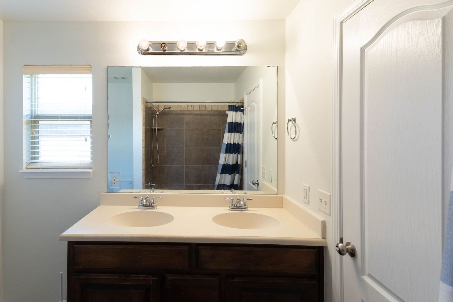 Bathroom Vanity Real Estate Photography with Clean Lighting in Oklahoma City