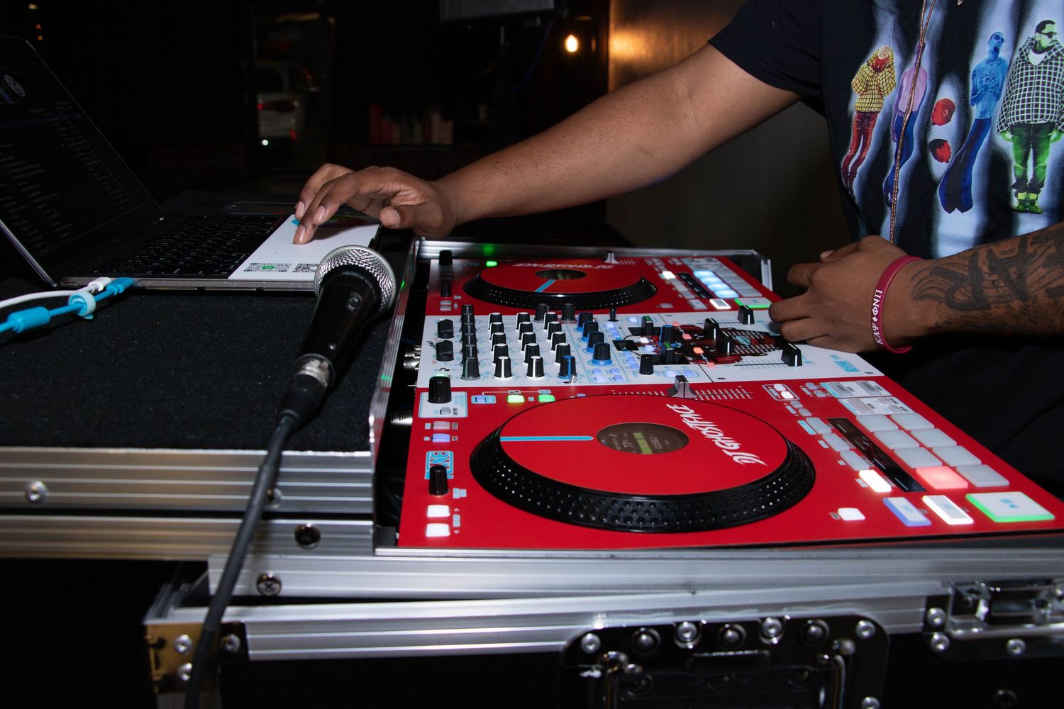 Candid DJ Performance Photography at Birthday Event in Oklahoma City